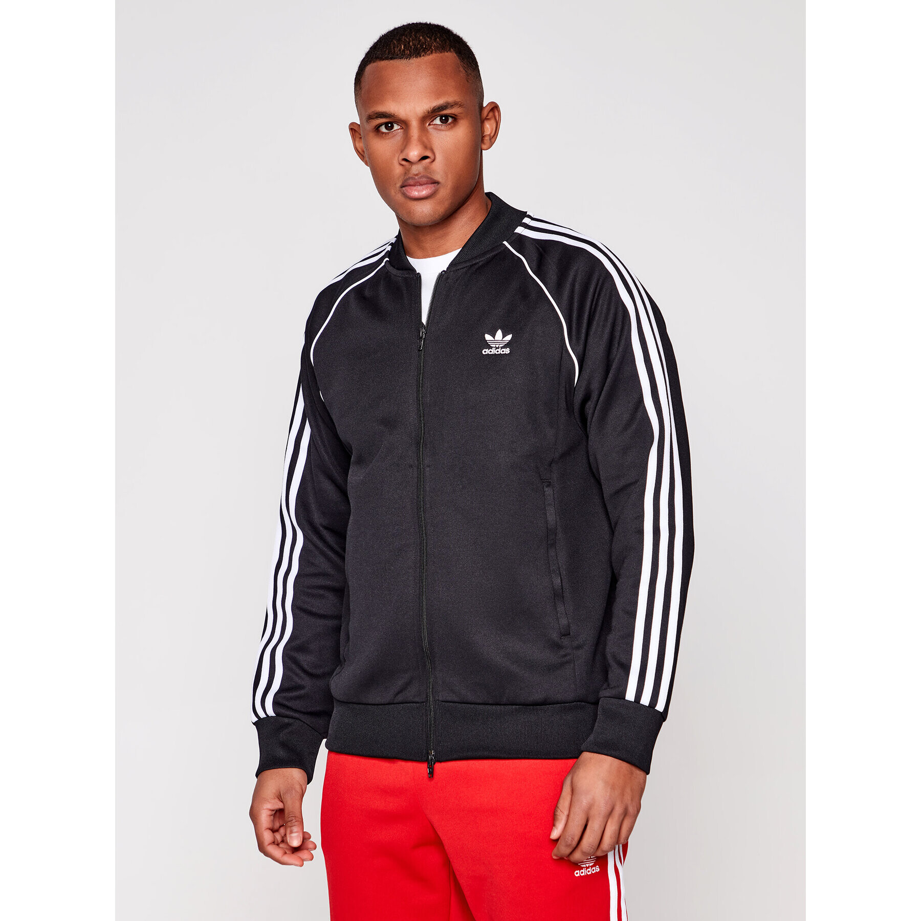 adidas Pulóver Sst TT P GF0198 Fekete Standard Fit - Pepit.hu