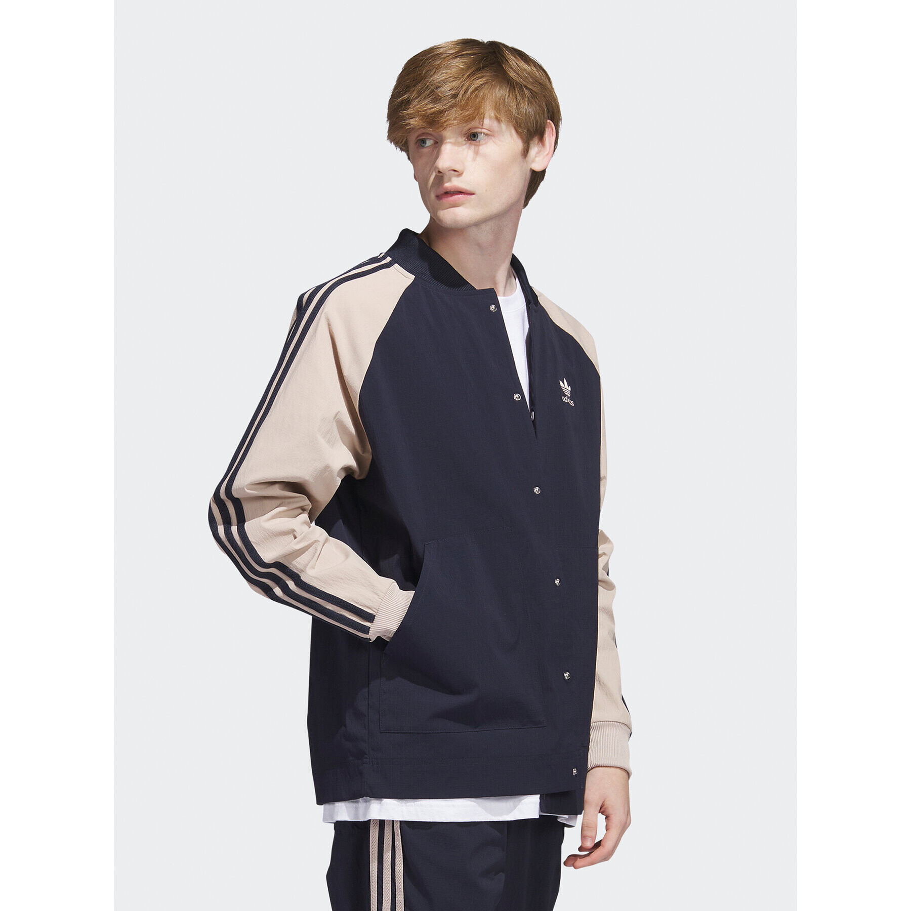 adidas Pulóver SST Woven Jacket IC5543 Kék Regular Fit - Pepit.hu