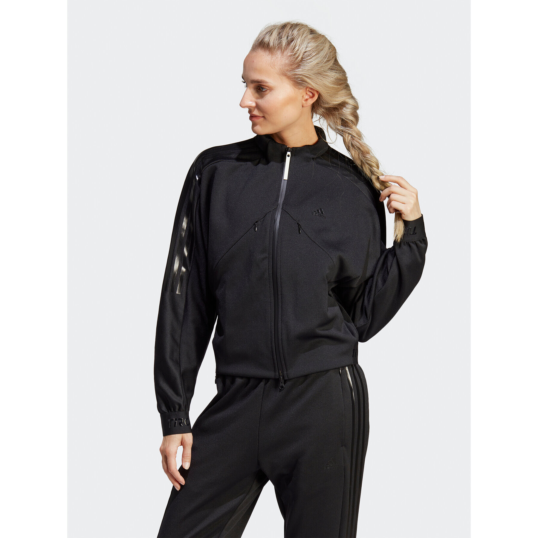 adidas Pulóver Tiro Suit-Up Advanced Track Top IB2305 Fekete Loose Fit - Pepit.hu