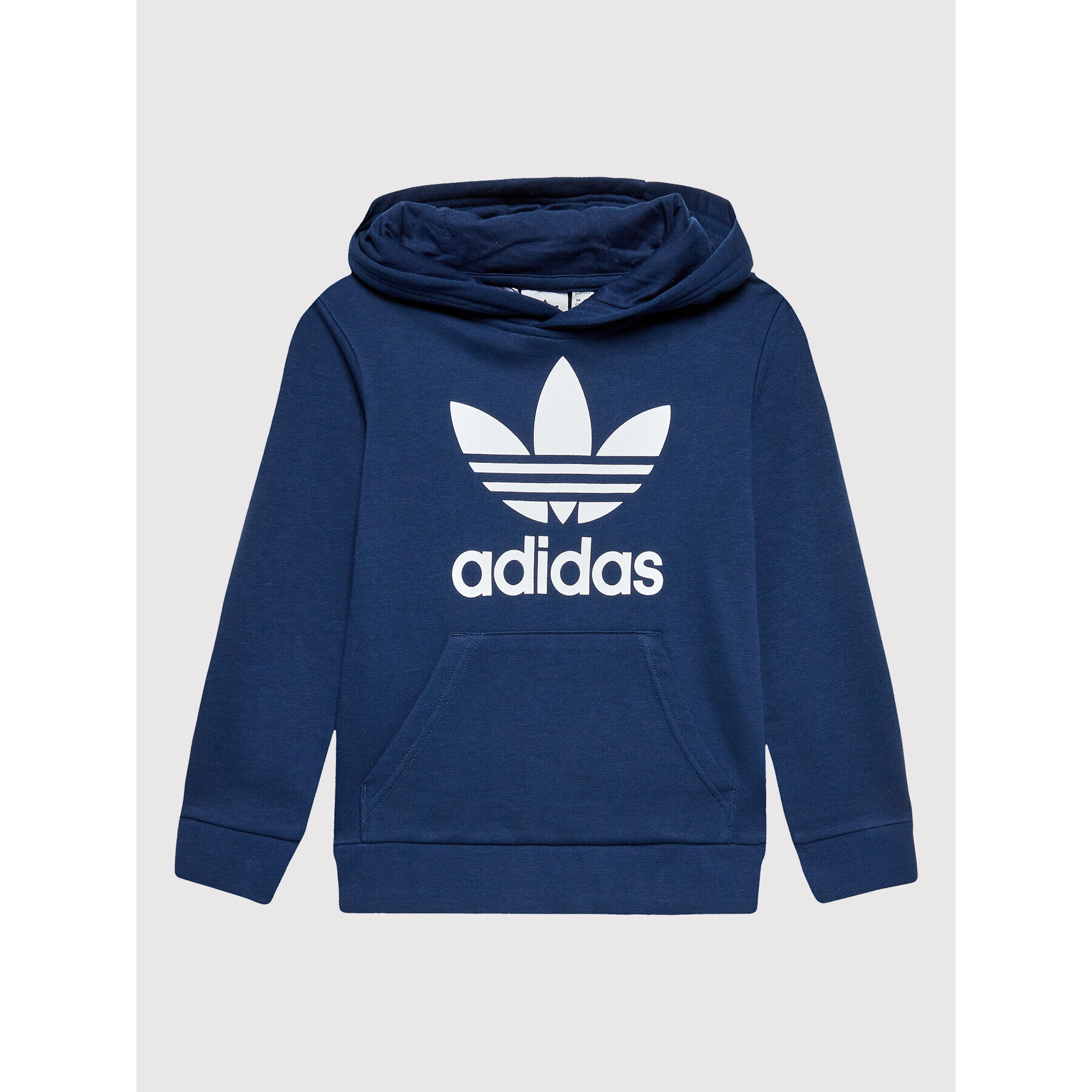 adidas Pulóver Trefoil HK0272 Sötétkék Regular Fit - Pepit.hu