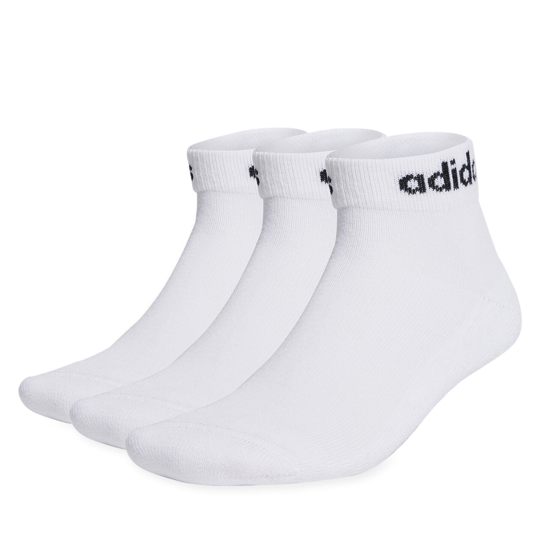 adidas Rövid unisex zoknik Linear Ankle Socks Cushioned Socks 3 Pairs HT3457 Fehér - Pepit.hu