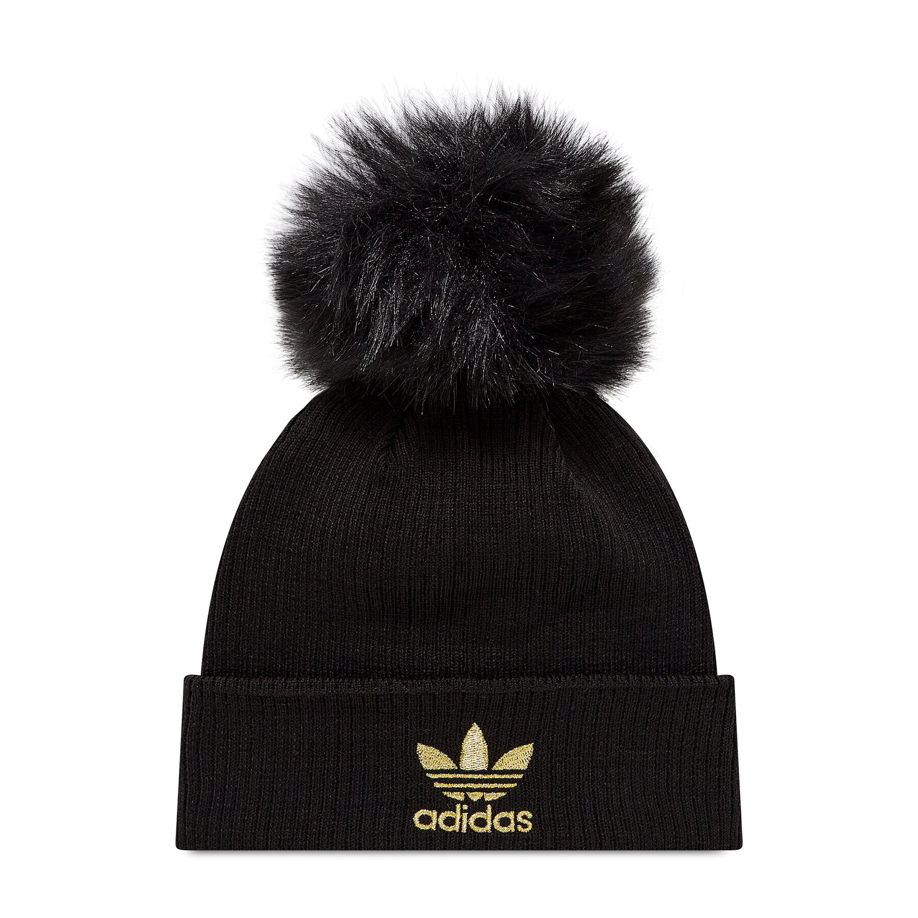 adidas Sapka W Fur Pom Beanie H35531 Fekete - Pepit.hu