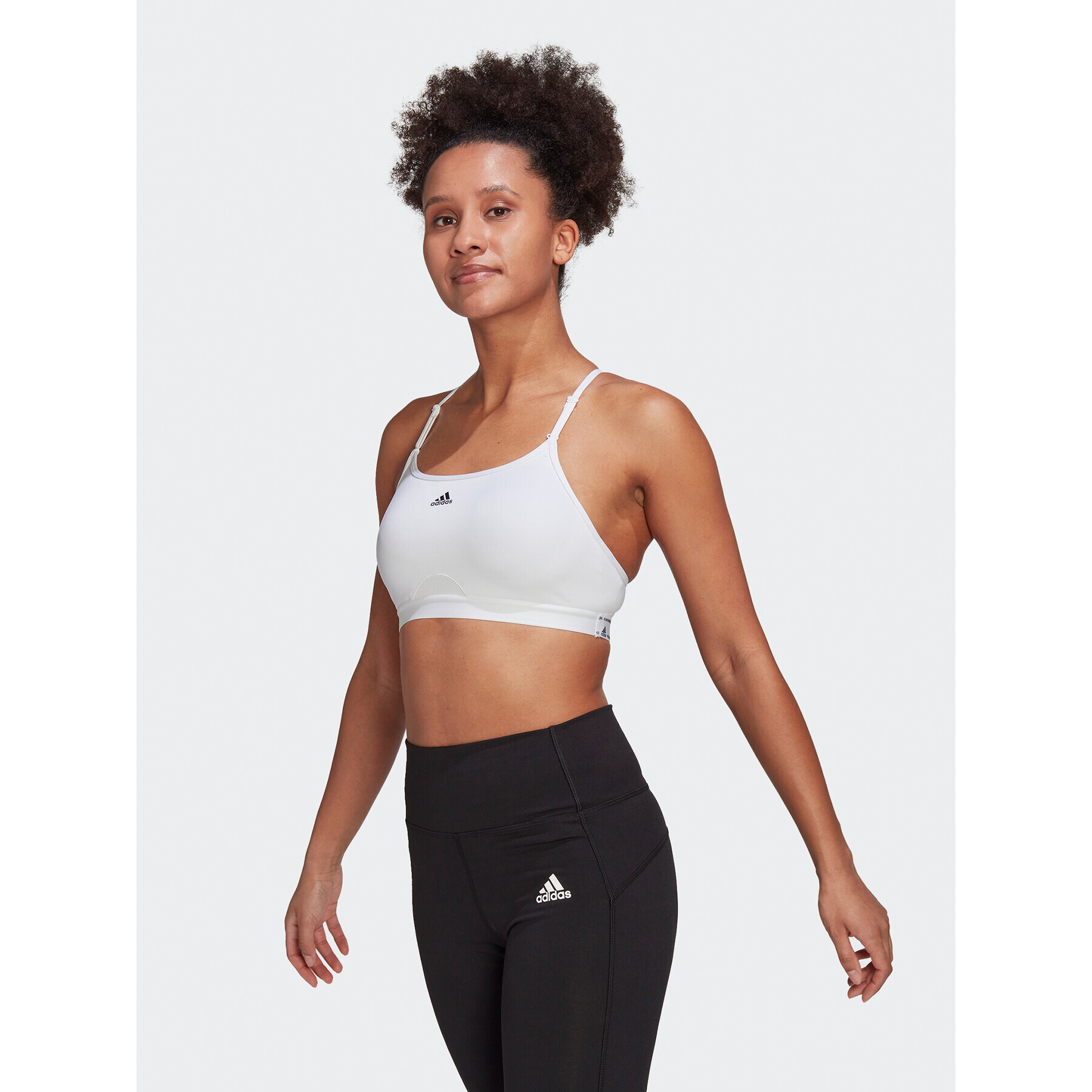 adidas Sport melltartó Aeroreact Training Light-Support Bra HC5421 Fehér - Pepit.hu