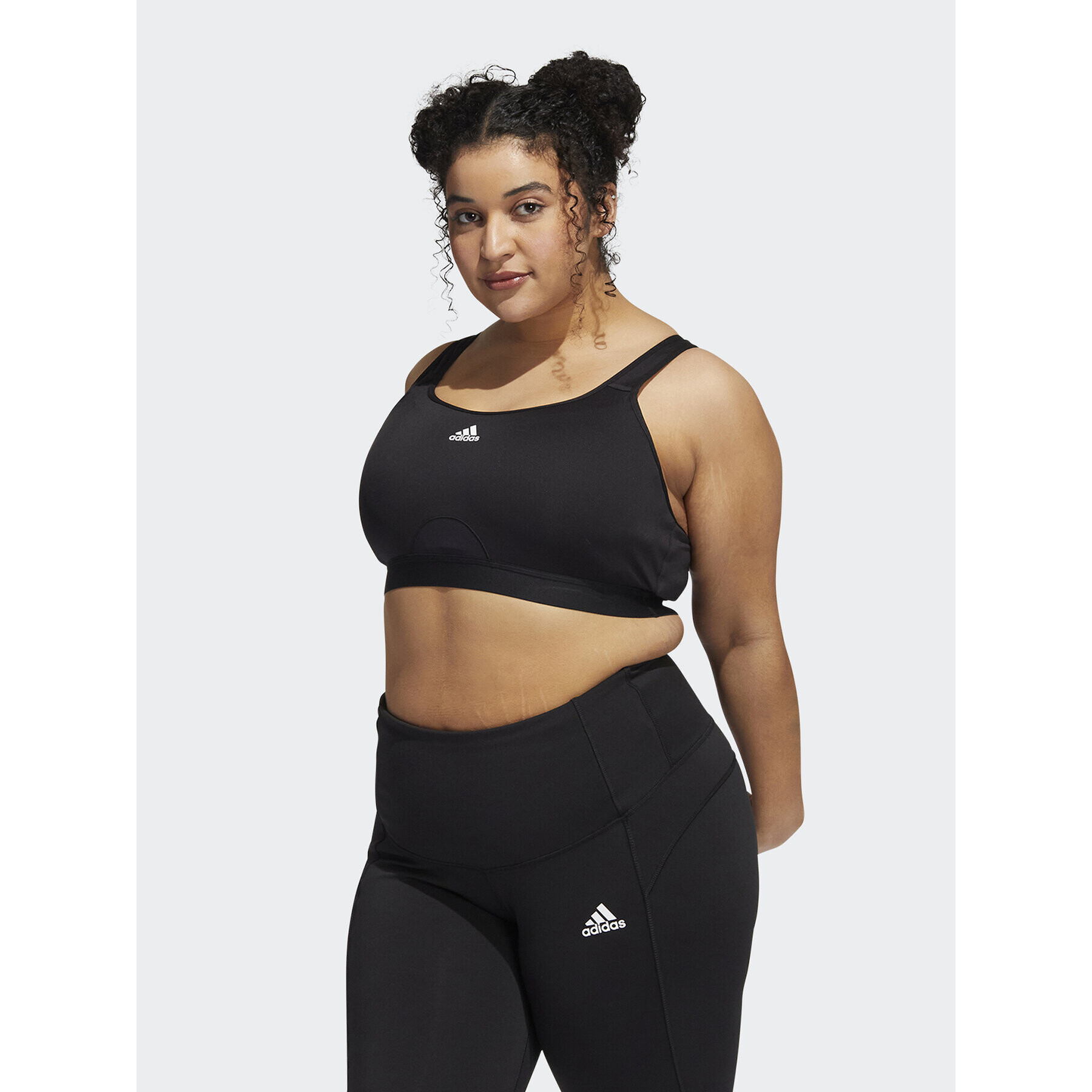 adidas Sport melltartó TLRD Move Training High-Support Bra (Plus Size) HF2288 Fekete - Pepit.hu