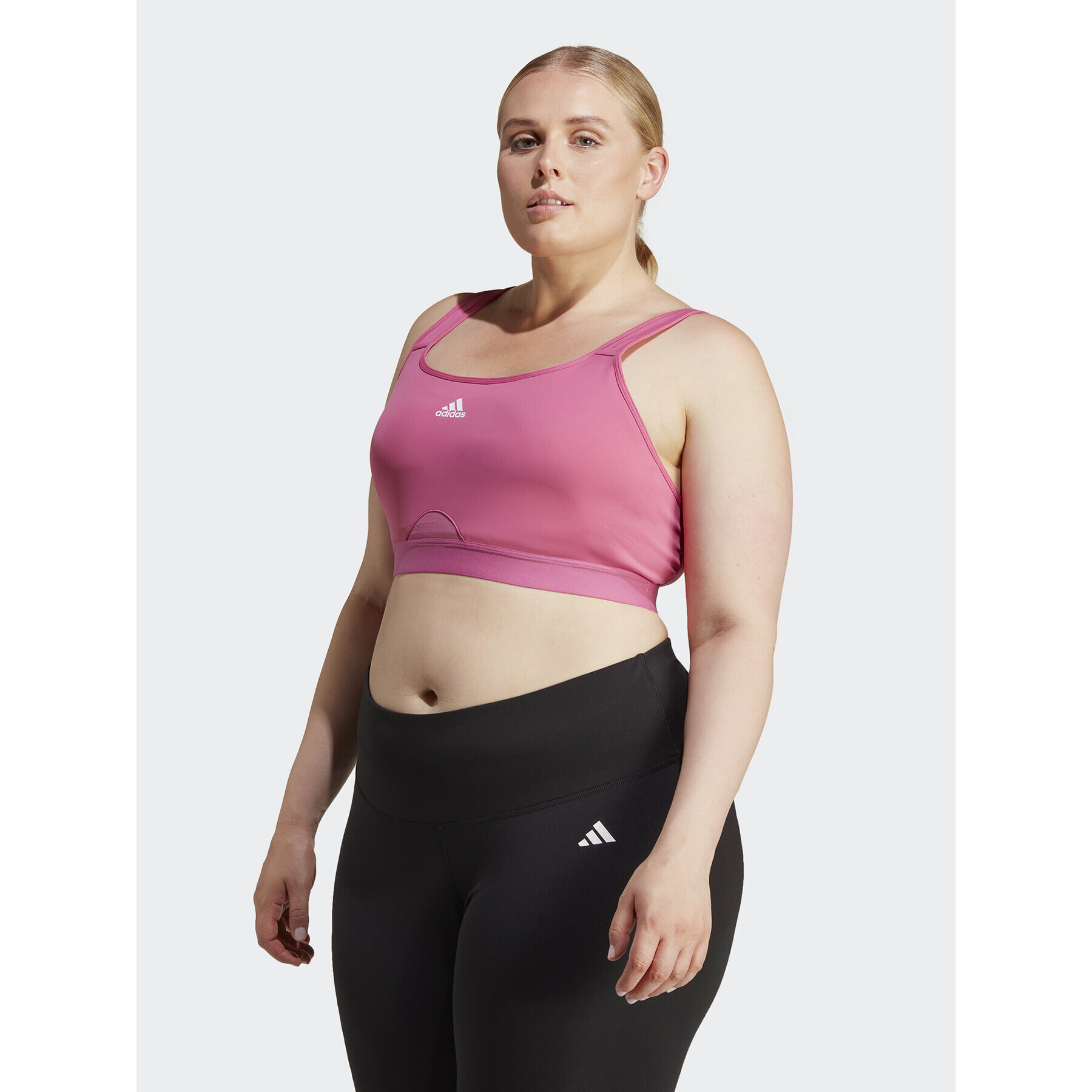 adidas Sport melltartó TLRD Move Training High-Support Bra (Plus Size) HS2971 Rózsaszín - Pepit.hu