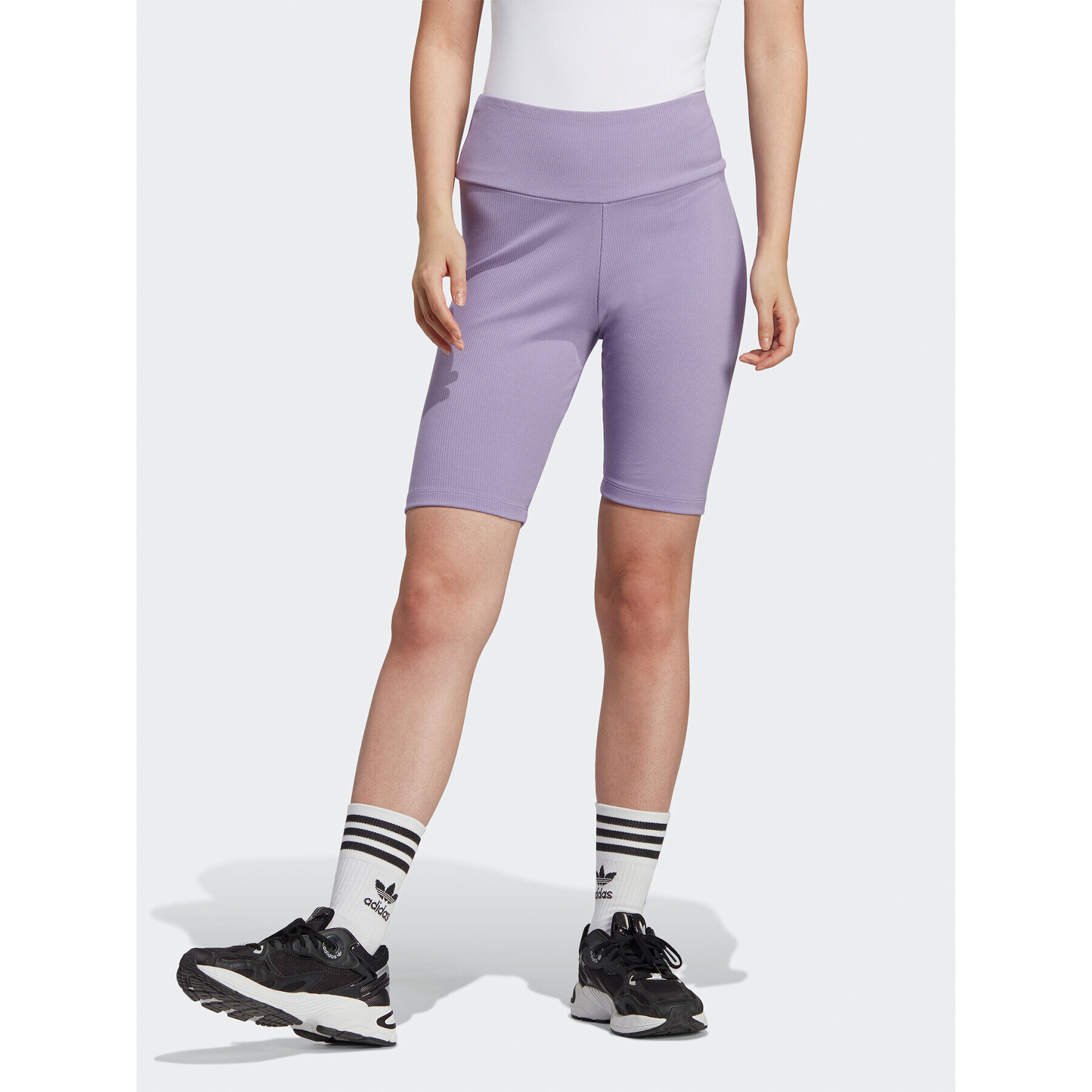 adidas Sport rövidnadrág Adicolor Essentials Short Leggings HZ7260 Lila - Pepit.hu