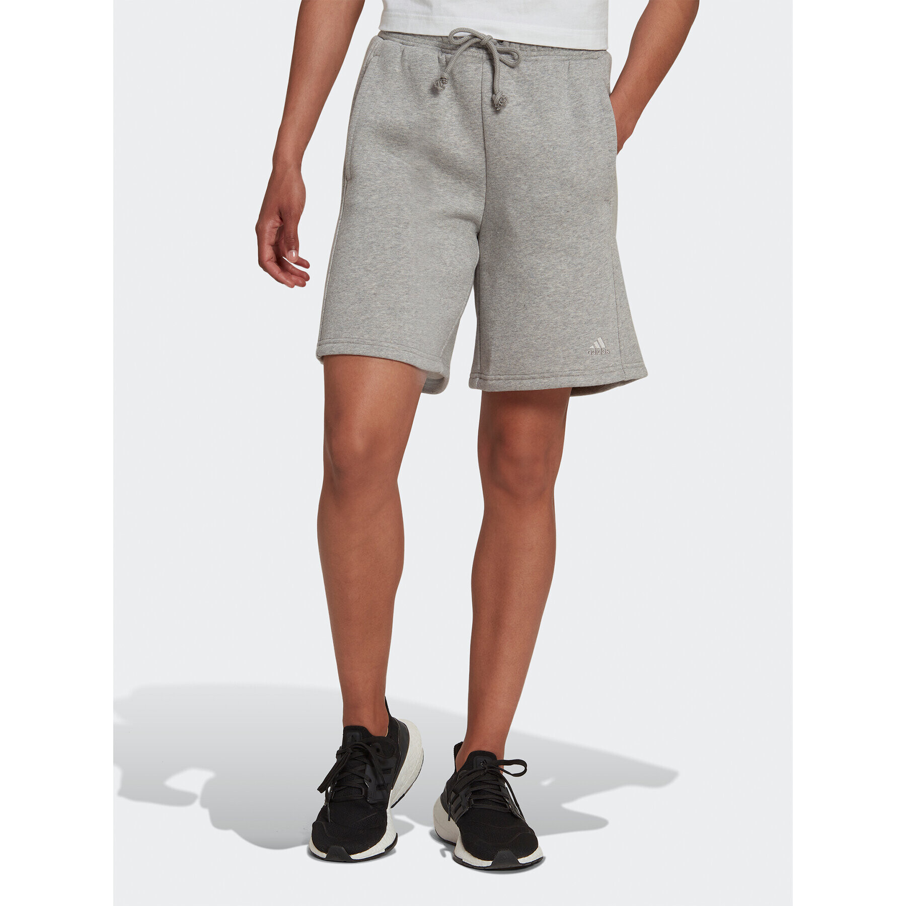 adidas Sport rövidnadrág ALL SZN Fleece Shorts HC8843 Szürke Regular Fit - Pepit.hu