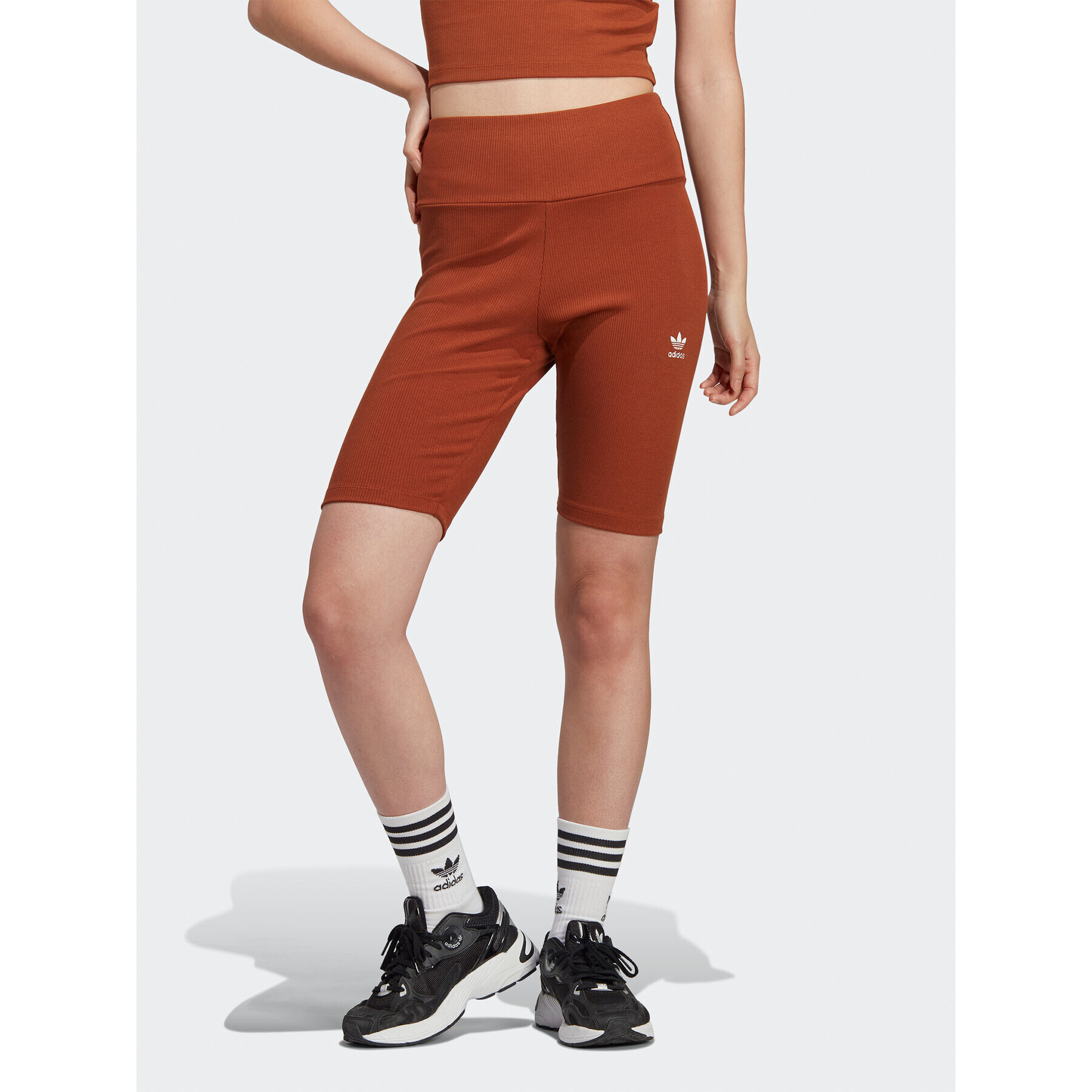 adidas Sport rövidnadrág Rib Shorts IL9621 Barna - Pepit.hu