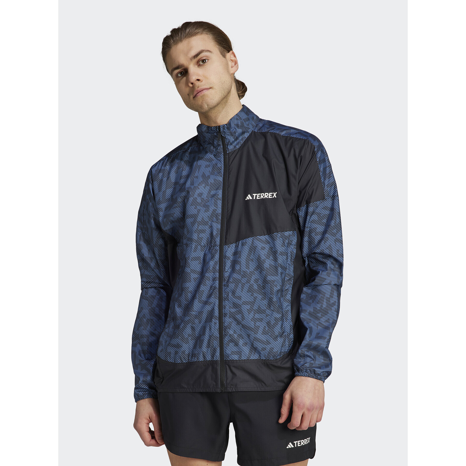 adidas Széldzseki Terrex Trail Running Windbreaker HZ5330 Kék Regular Fit - Pepit.hu