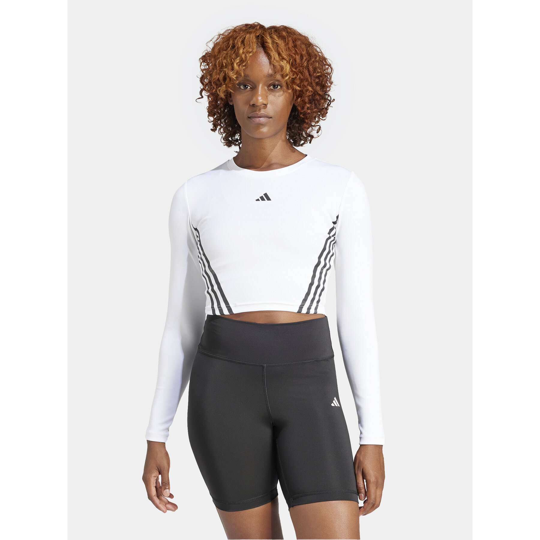 adidas Technikai póló AEROREADY Hyperglam IL6971 Fehér Tight Fit - Pepit.hu