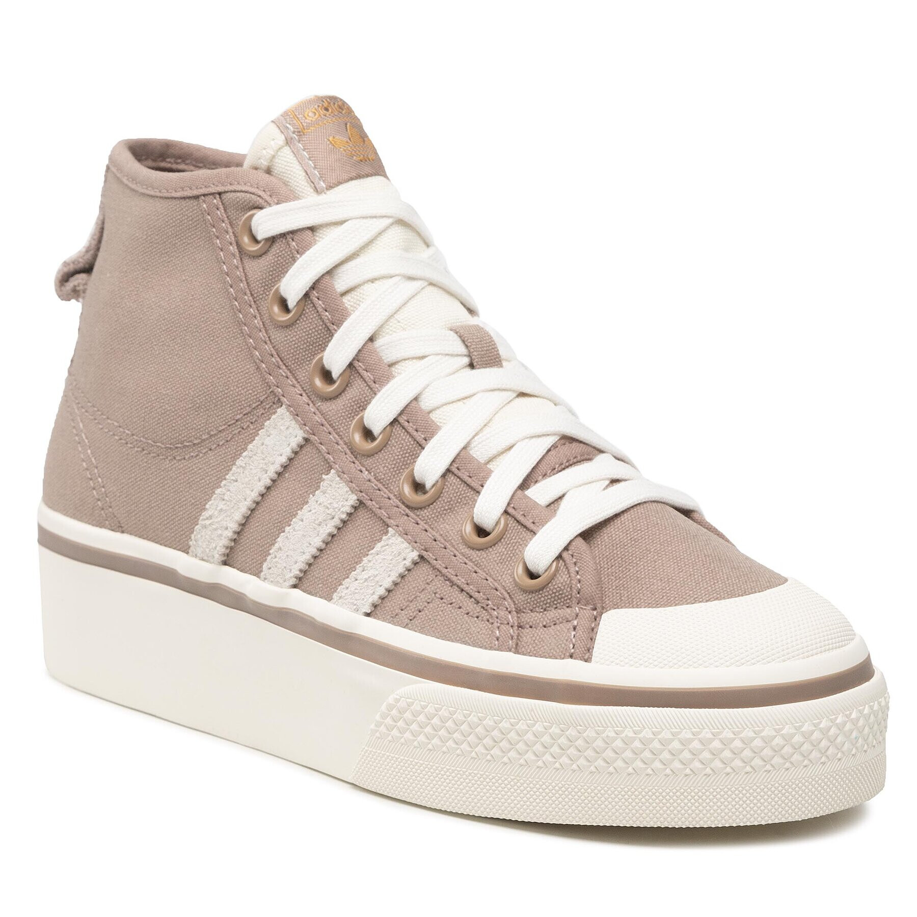 adidas Cipő Nizza Platform Mid W HQ6237 Barna - Pepit.hu