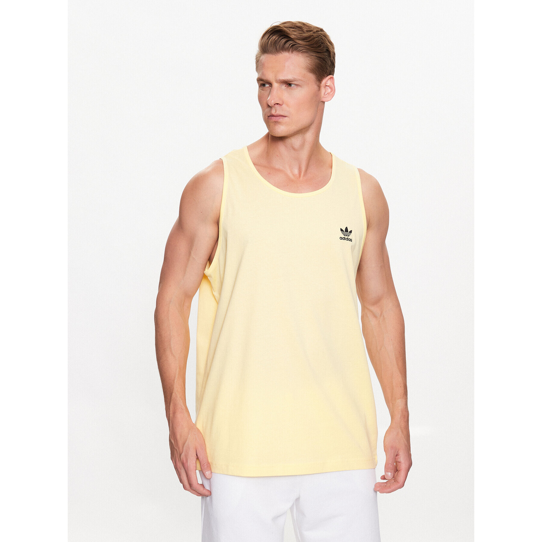 adidas Trikó Trefoil Essentials Tank Top IA4799 Sárga Regular Fit - Pepit.hu