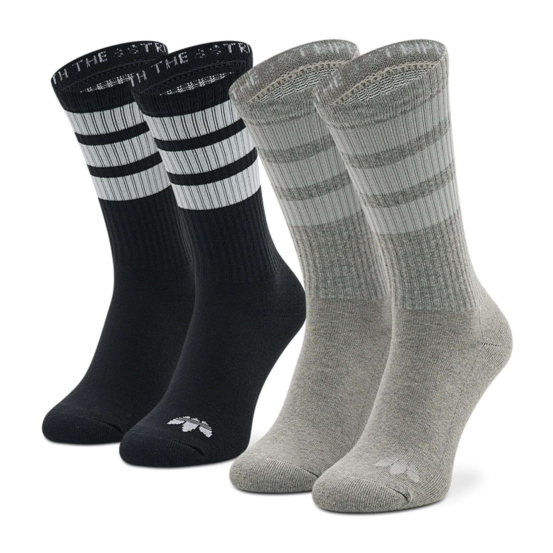 adidas Unisex Magasszárú Zokni 3 Str Crew Sock HM1806 Szürke - Pepit.hu