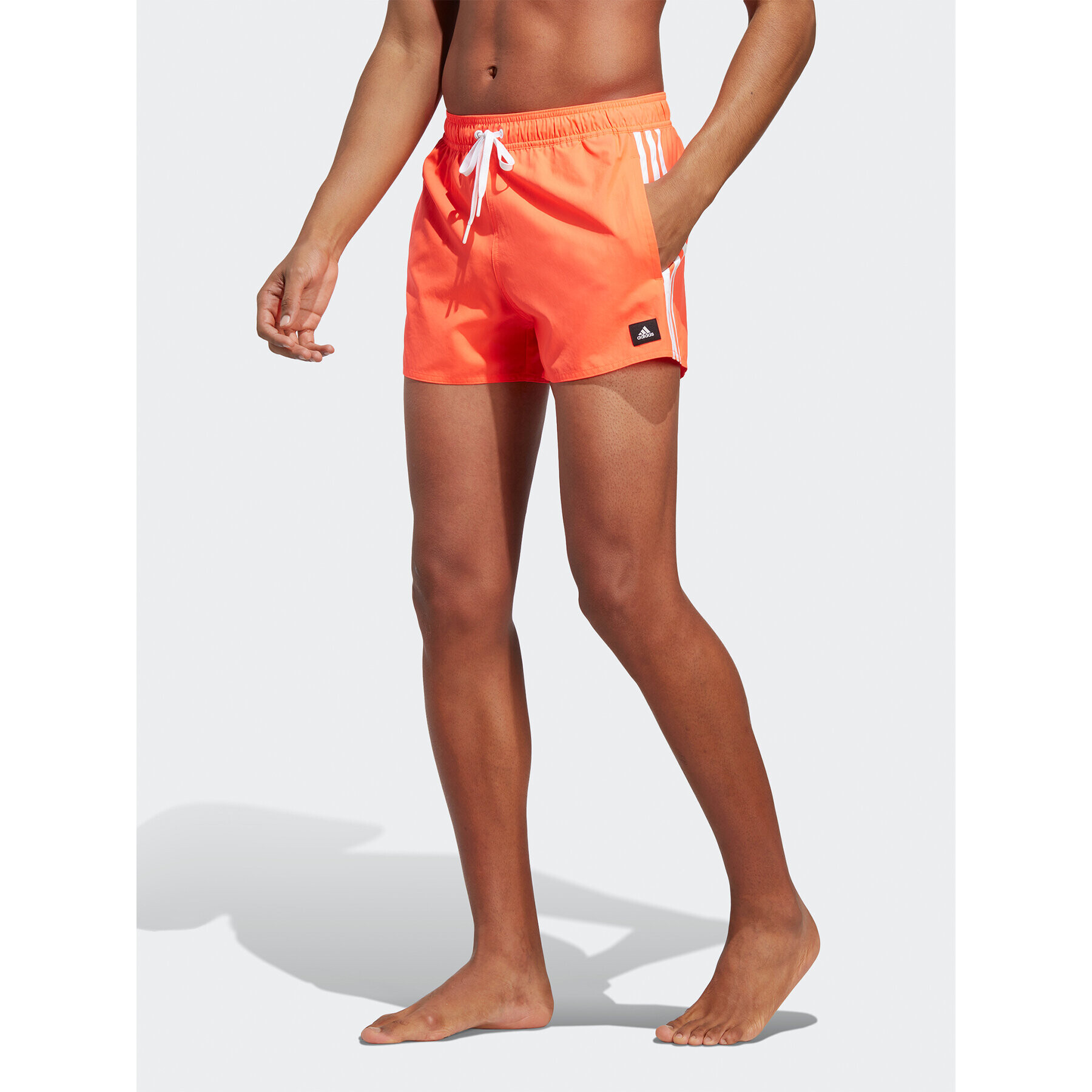 adidas Úszónadrág 3-Stripes CLX Swim Shorts HT4371 Piros Regular Fit - Pepit.hu