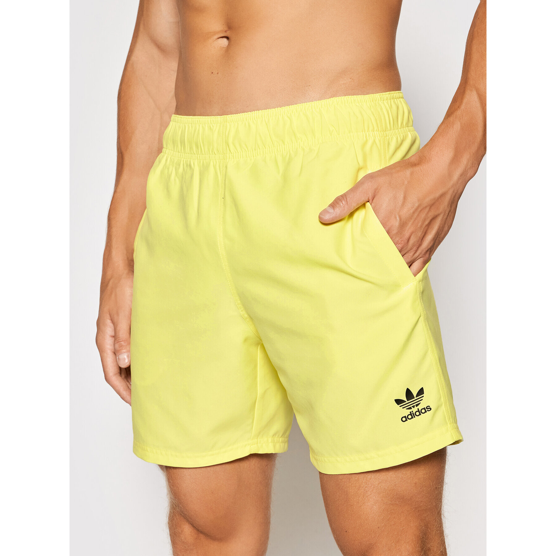 adidas Úszónadrág adicolor Essentials Trefoil H35501 Sárga Regular Fit - Pepit.hu