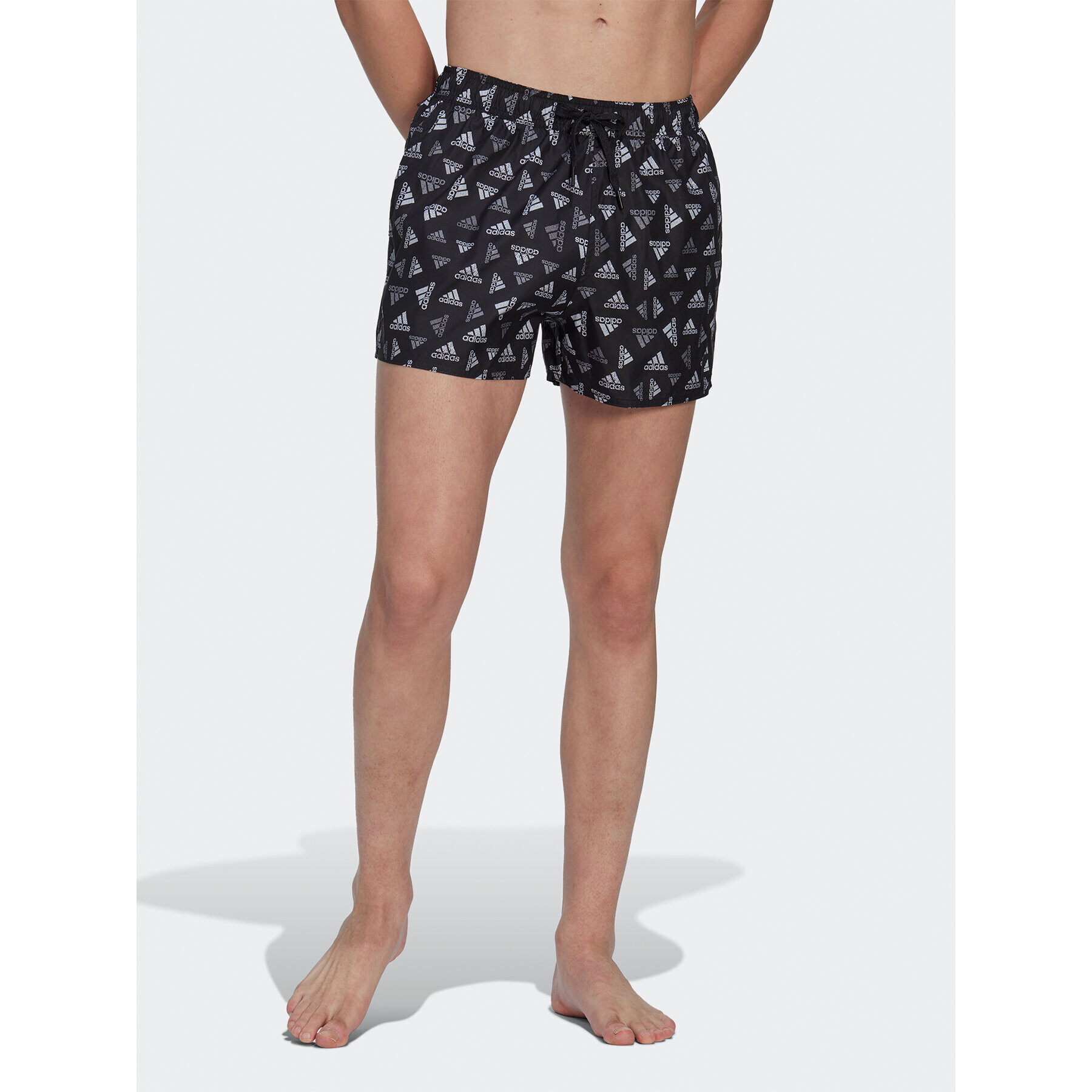 adidas Úszónadrág Logo Print CLX Swim Shorts Very Short Length HT4345 Fekete Regular Fit - Pepit.hu