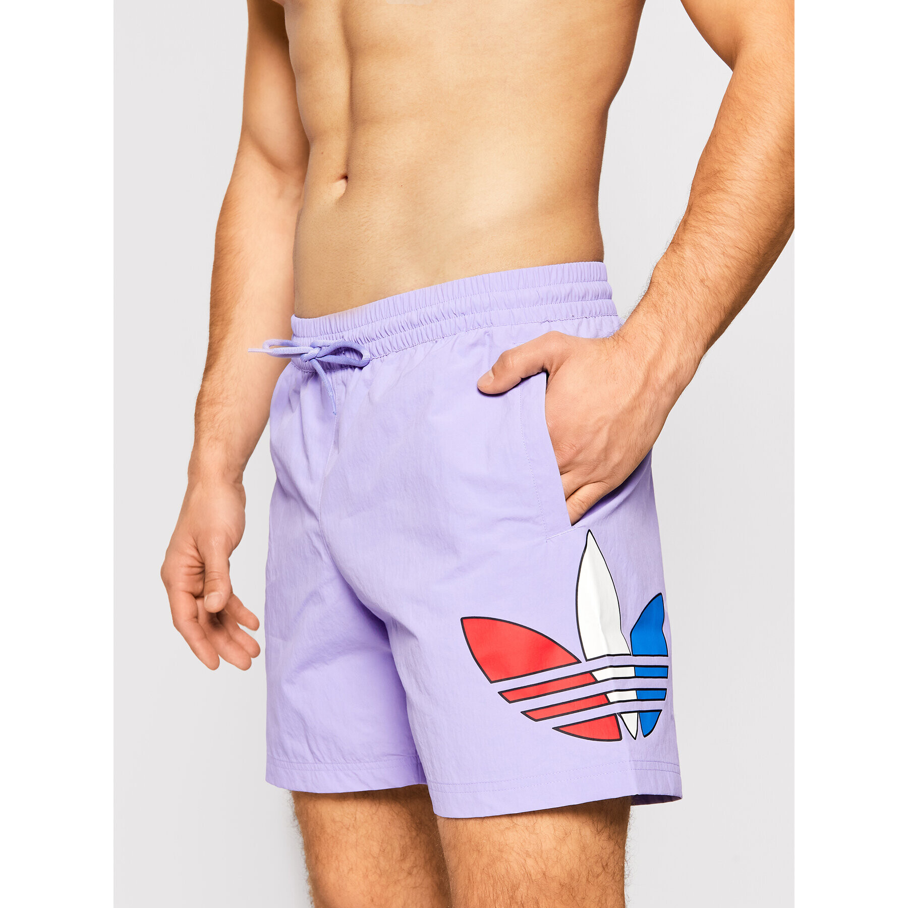 adidas Úszónadrág Tricol Swims GN3569 Lila Regular Fit - Pepit.hu