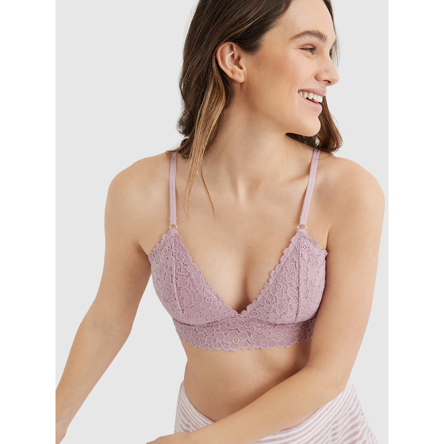 aerie Bralette melltartó 069-1697-3016 Rózsaszín - Pepit.hu