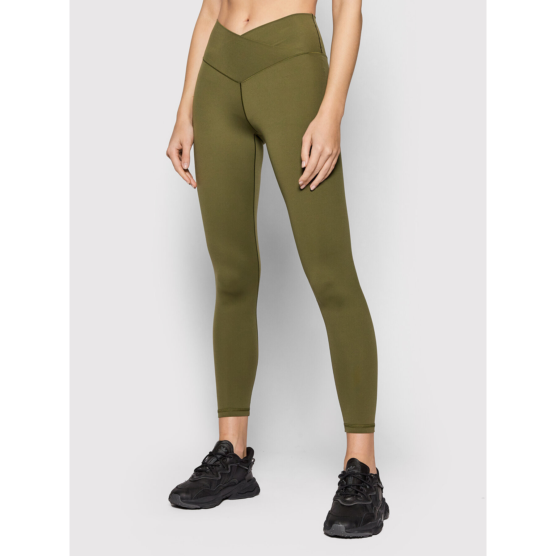 aerie Leggings 070-0708-5104 Zöld Slim Fit - Pepit.hu