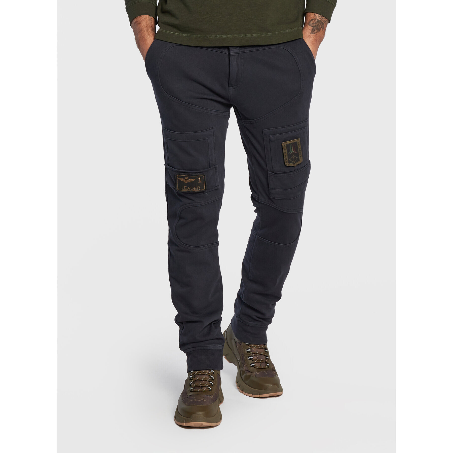 Aeronautica Militare Joggers 222PF743J505 Sötétkék Regular Fit - Pepit.hu