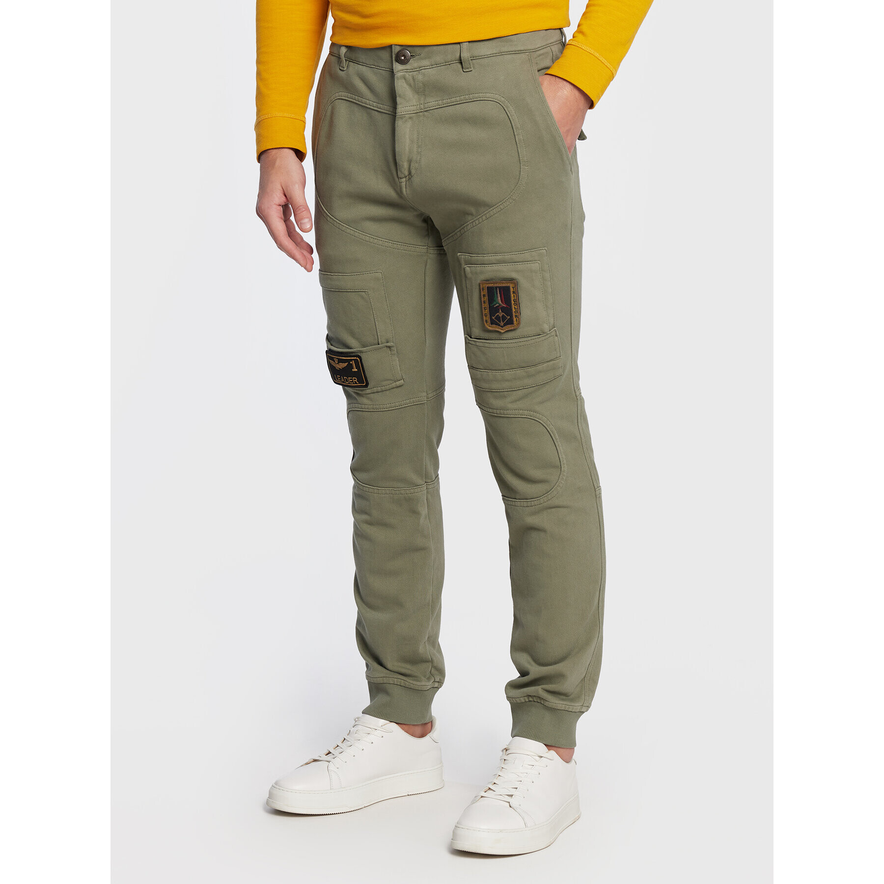 Aeronautica Militare Joggers 222PF743J505 Zöld Regular Fit - Pepit.hu