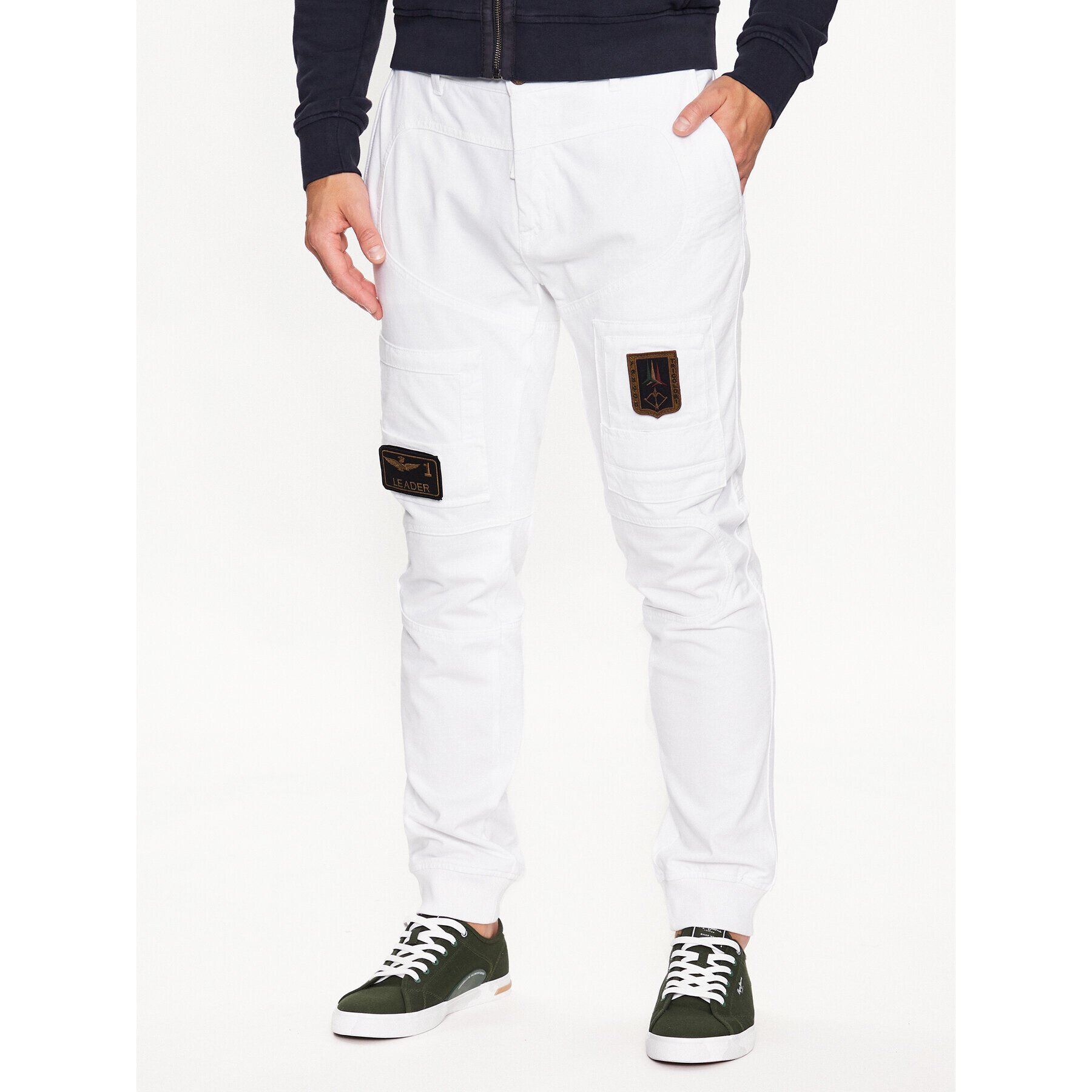 Aeronautica Militare Joggers 231PF743J217 Fehér Regular Fit - Pepit.hu