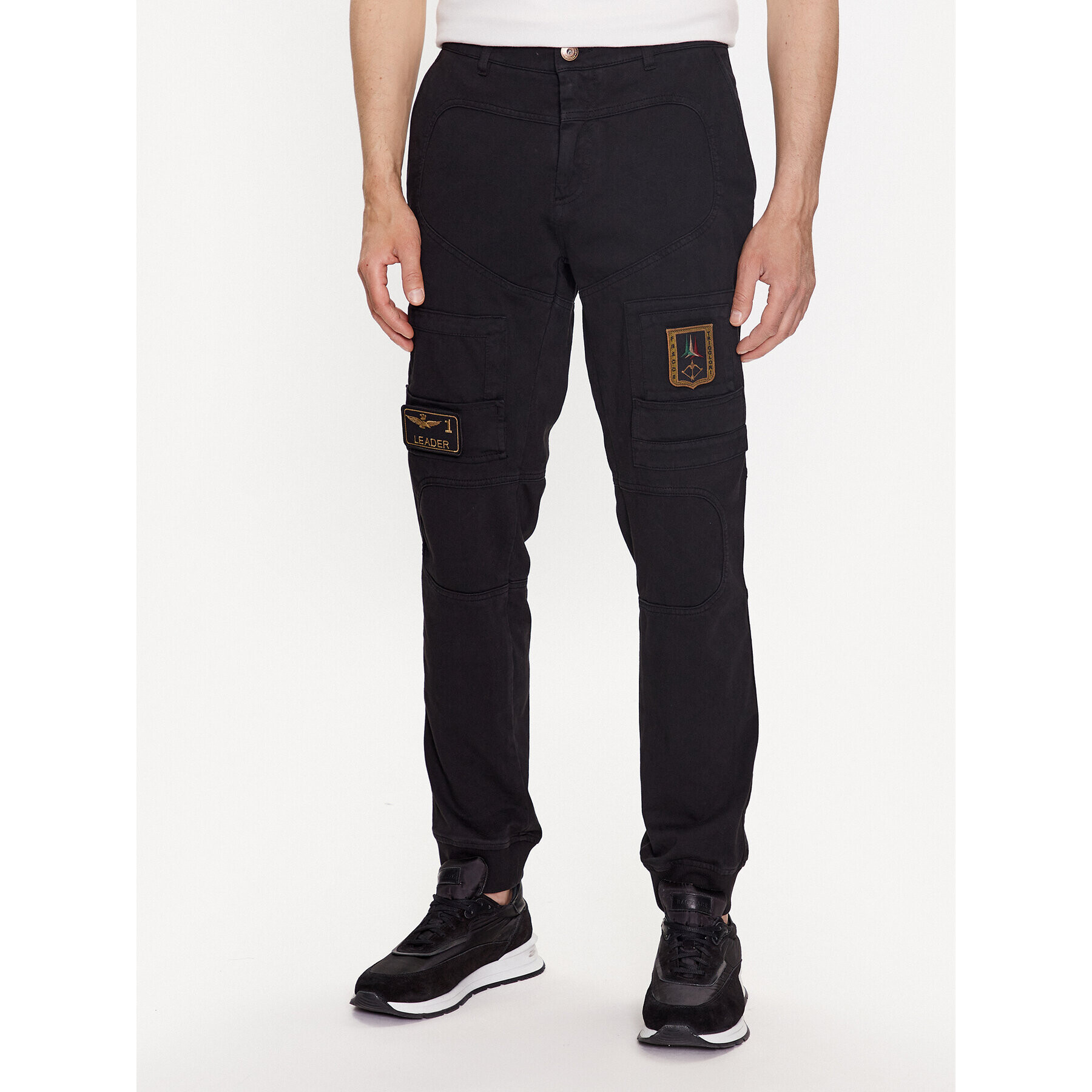 Aeronautica Militare Joggers 231PF743J217 Fekete Regular Fit - Pepit.hu