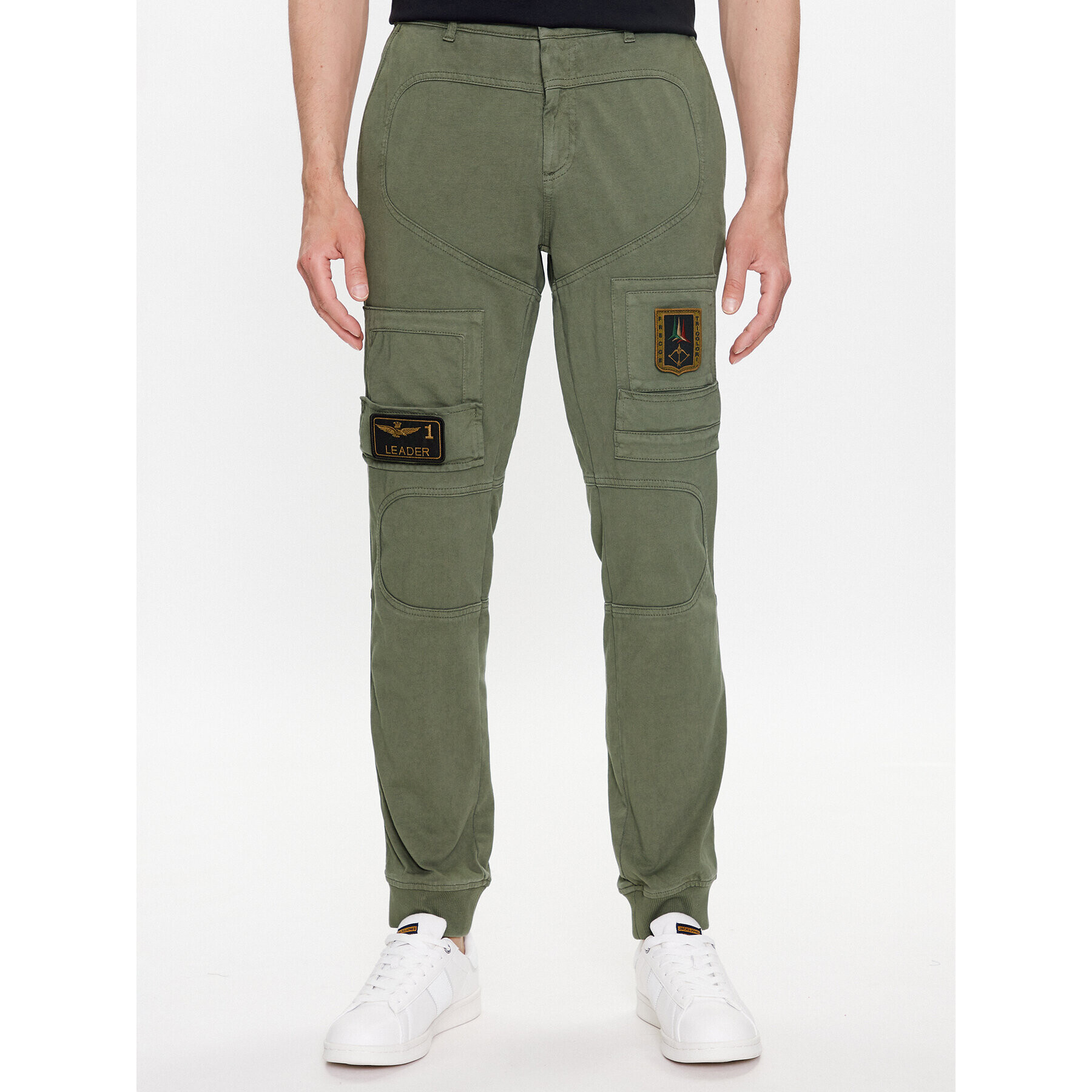 Aeronautica Militare Joggers 231PF743J217 Zöld Regular Fit - Pepit.hu