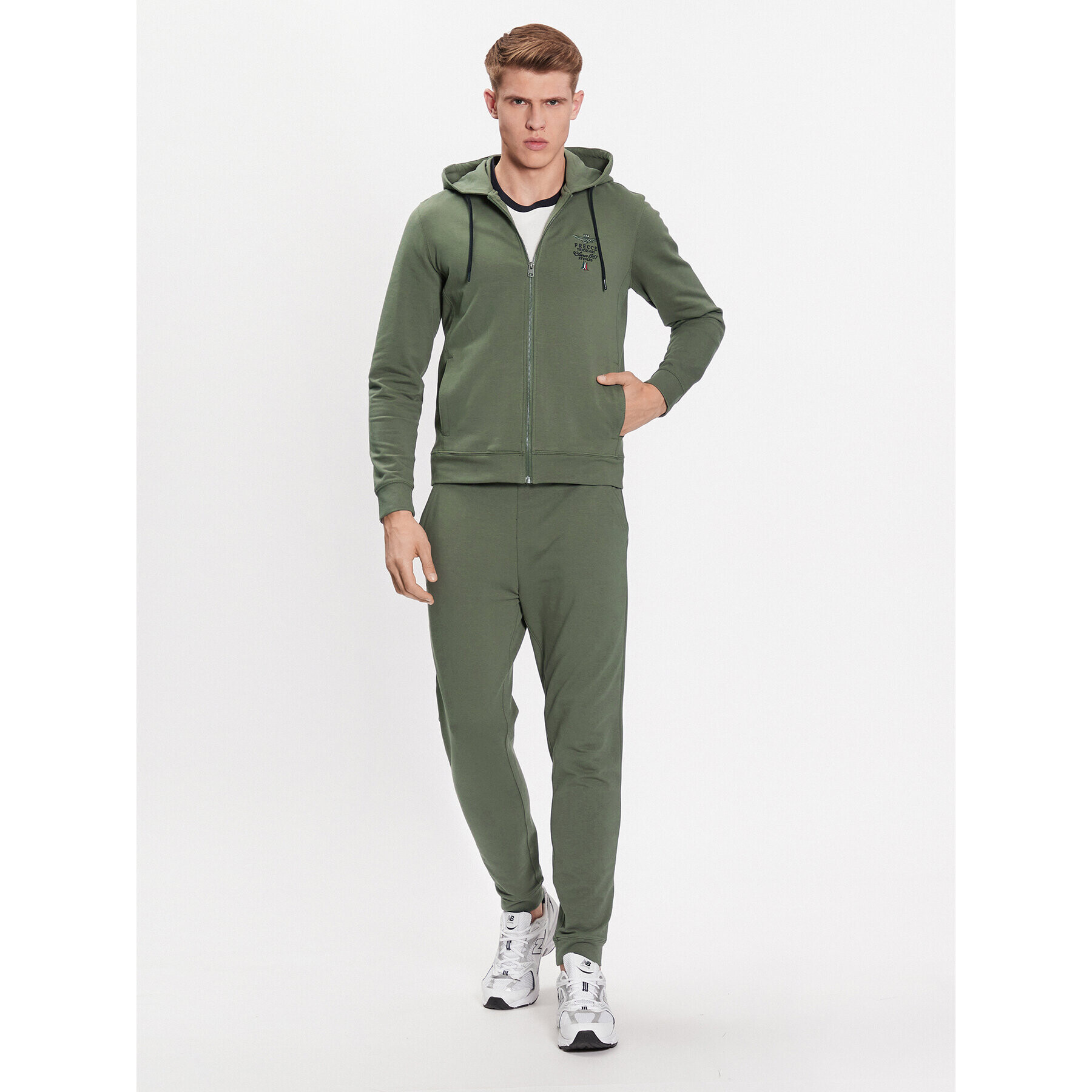 Aeronautica Militare Melegítő 231TF022F459 Khaki Regular Fit - Pepit.hu