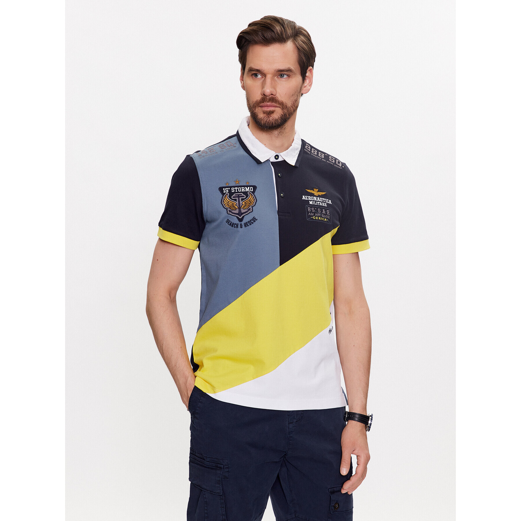 Aeronautica Militare Pólóing 231PO1688P199 Színes Regular Fit - Pepit.hu