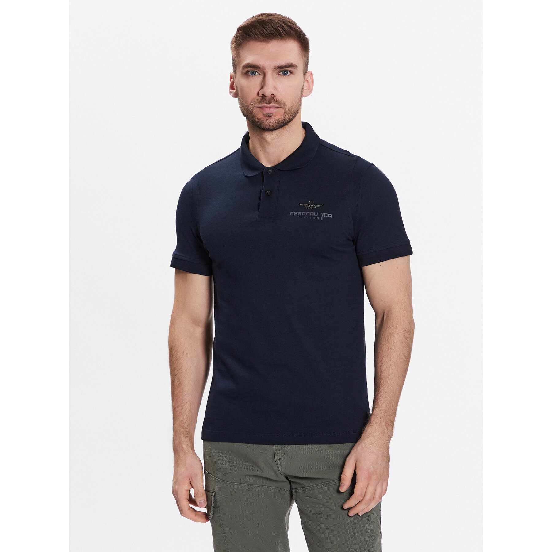 Aeronautica Militare Pólóing 231PO1694J593 Sötétkék Regular Fit - Pepit.hu