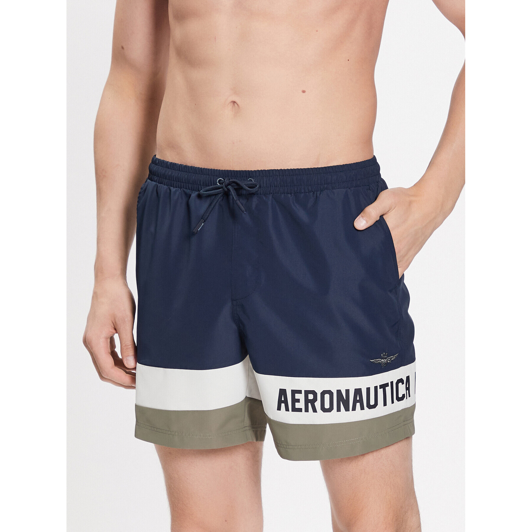 Aeronautica Militare Úszónadrág 231BW206CT2967 Sötétkék Regular Fit - Pepit.hu