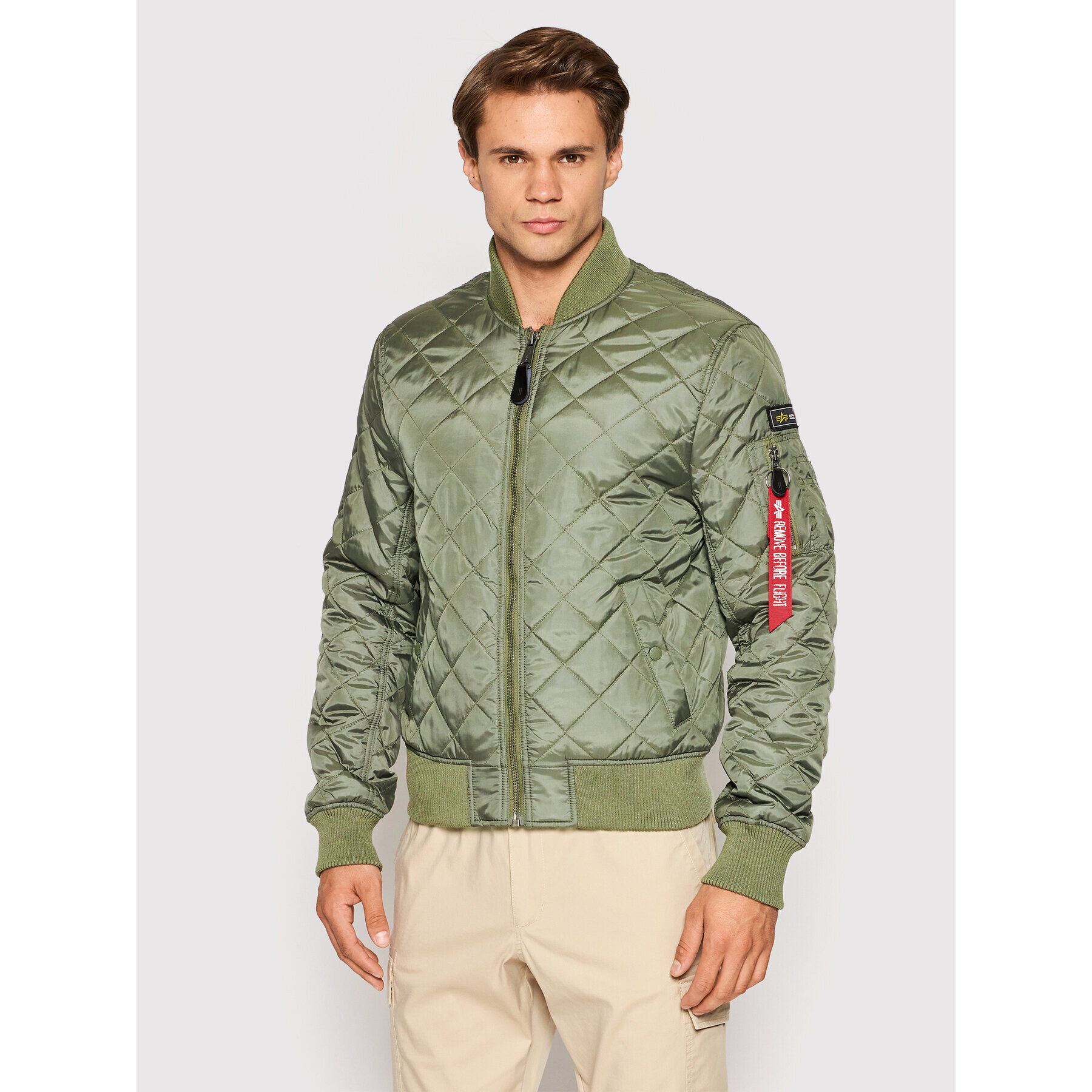 Alpha Industries Bomber dzseki 106112 Zöld Regular Fit - Pepit.hu