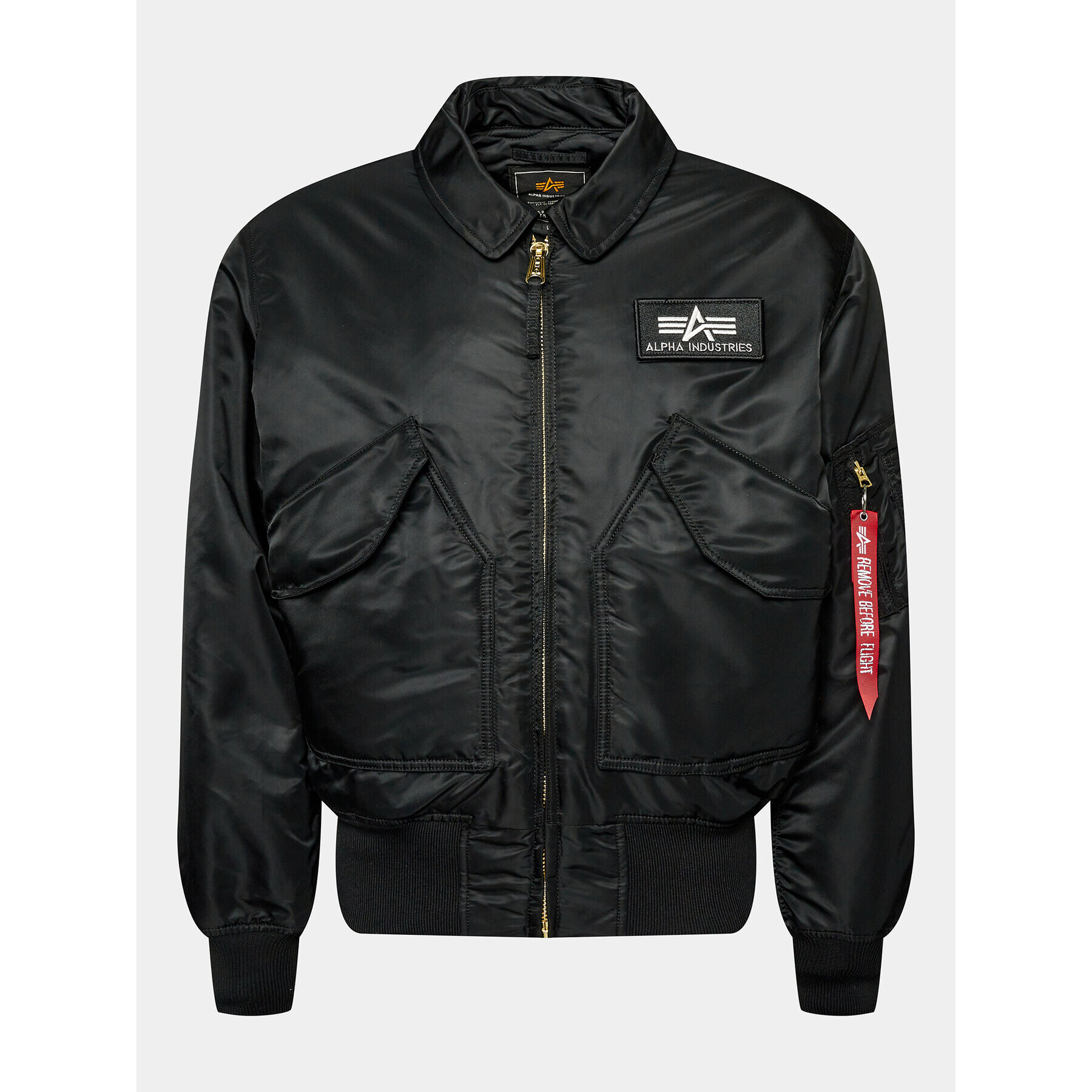 Alpha Industries Bomber dzseki Cwu 45 100102 Fekete Regular Fit - Pepit.hu