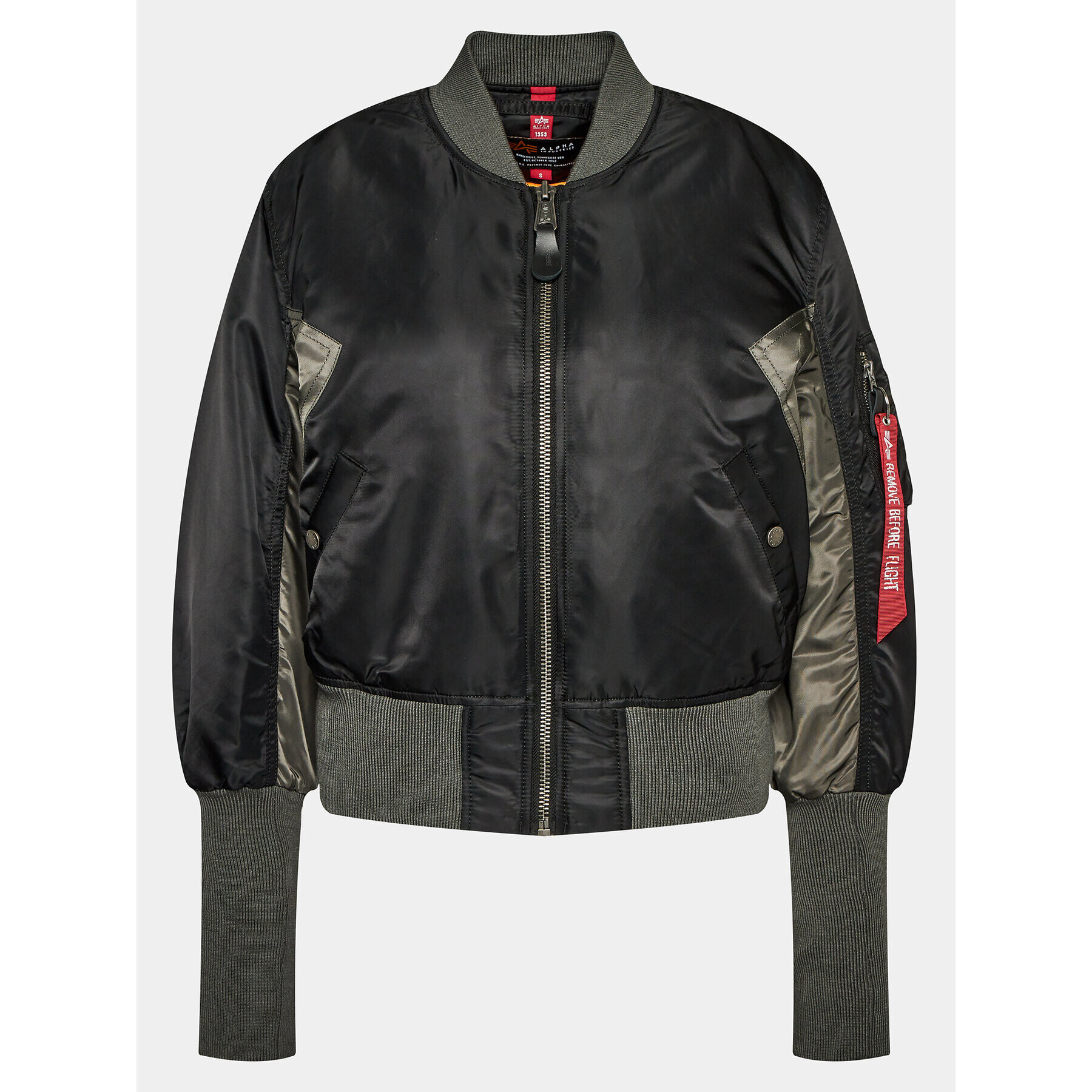 Alpha Industries Bomber dzseki MA-1 Cyber 108008 Fekete Regular Fit - Pepit.hu