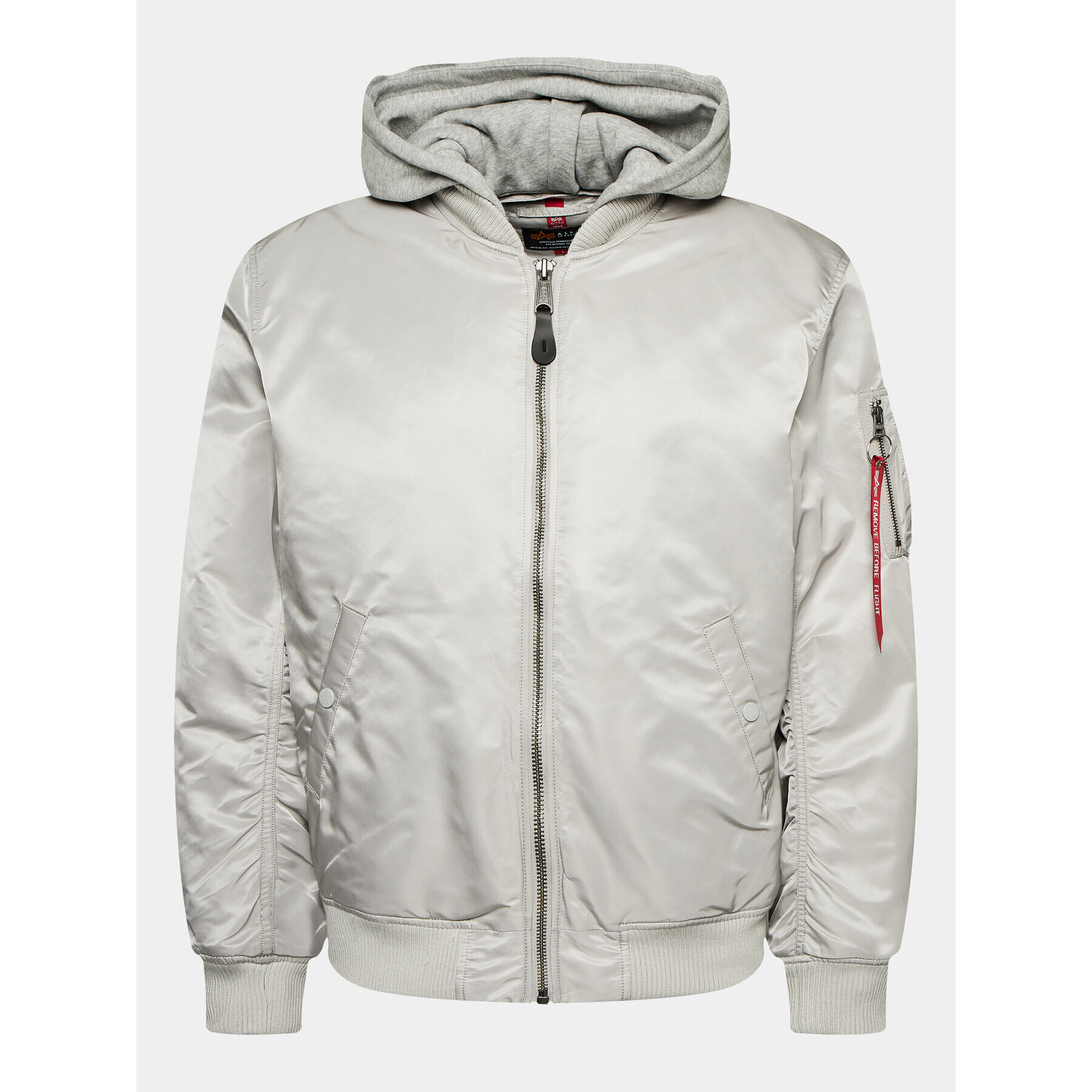 Alpha Industries Bomber dzseki Ma-1 ZH Back Emb 138105 Szürke Regular Fit - Pepit.hu