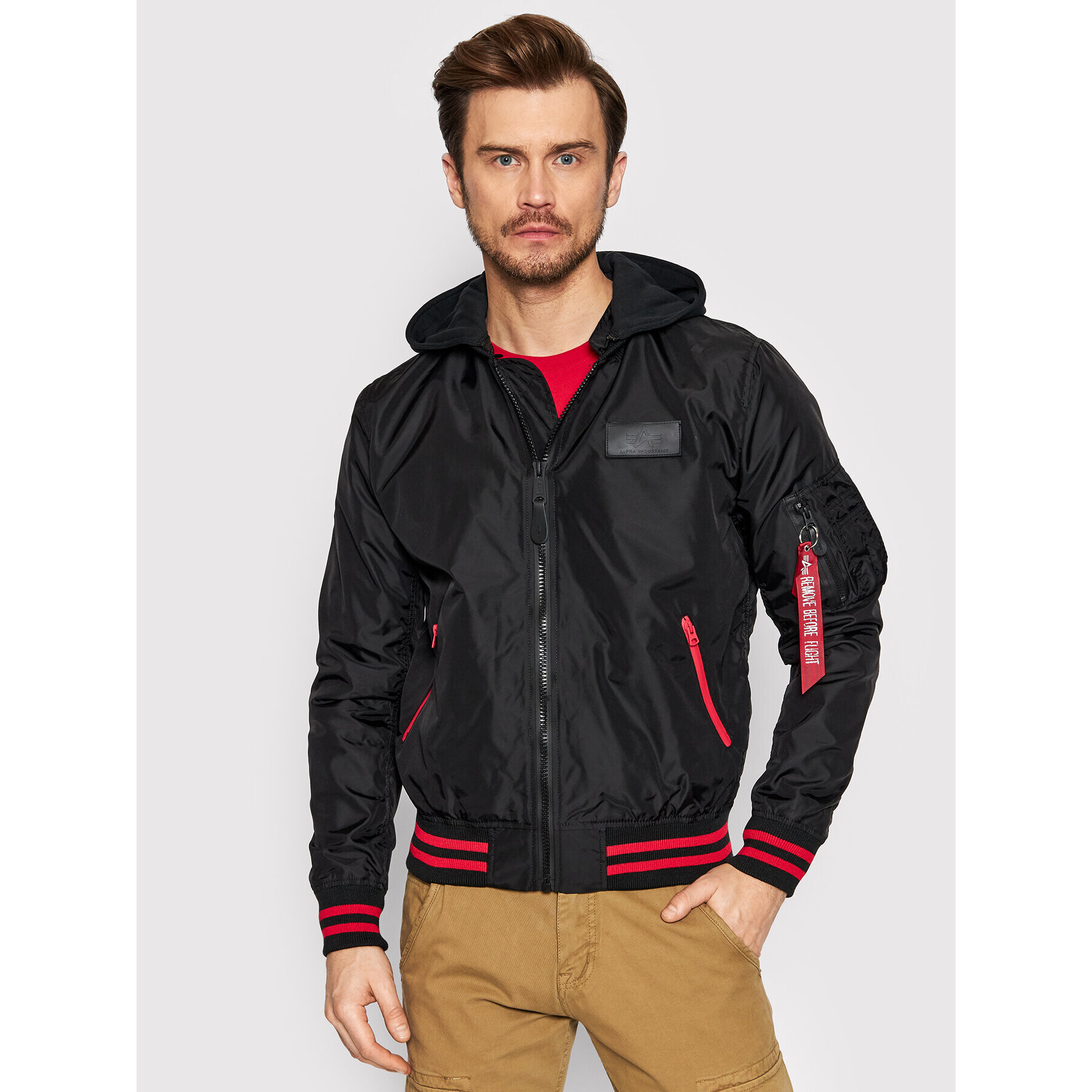 Alpha Industries Bomber dzseki Ma-1Tt 126108 Fekete Regular Fit - Pepit.hu