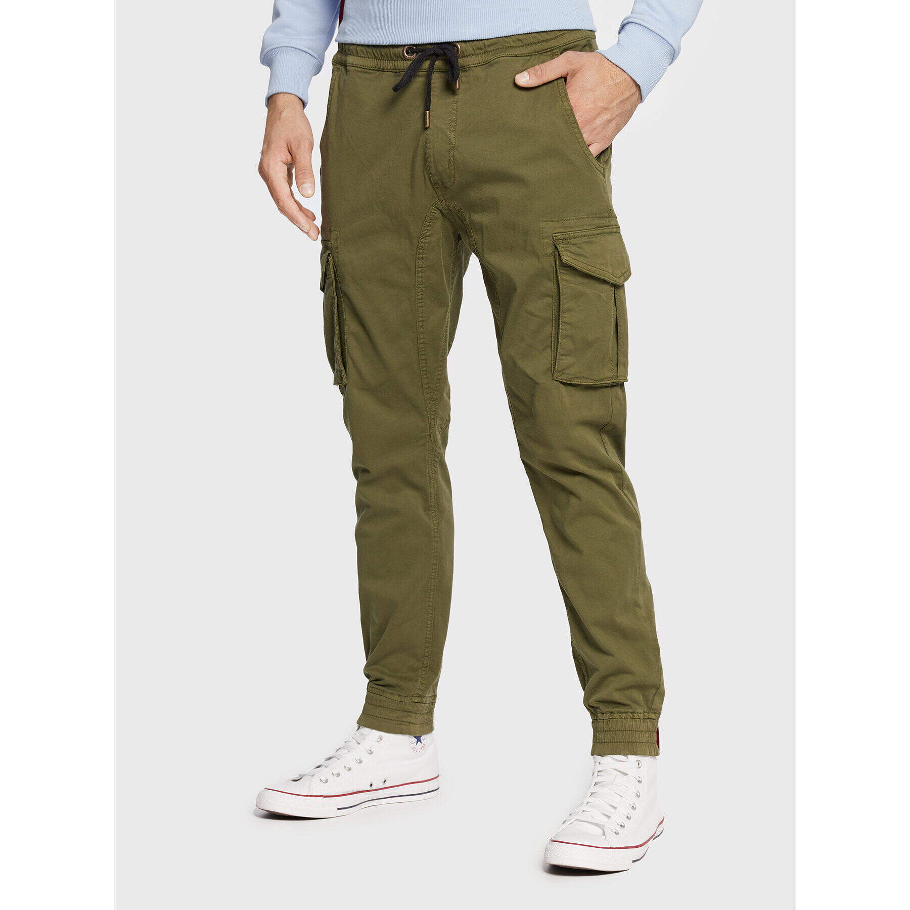 Alpha Industries Joggers Twill 116202 Zöld Regular Fit - Pepit.hu