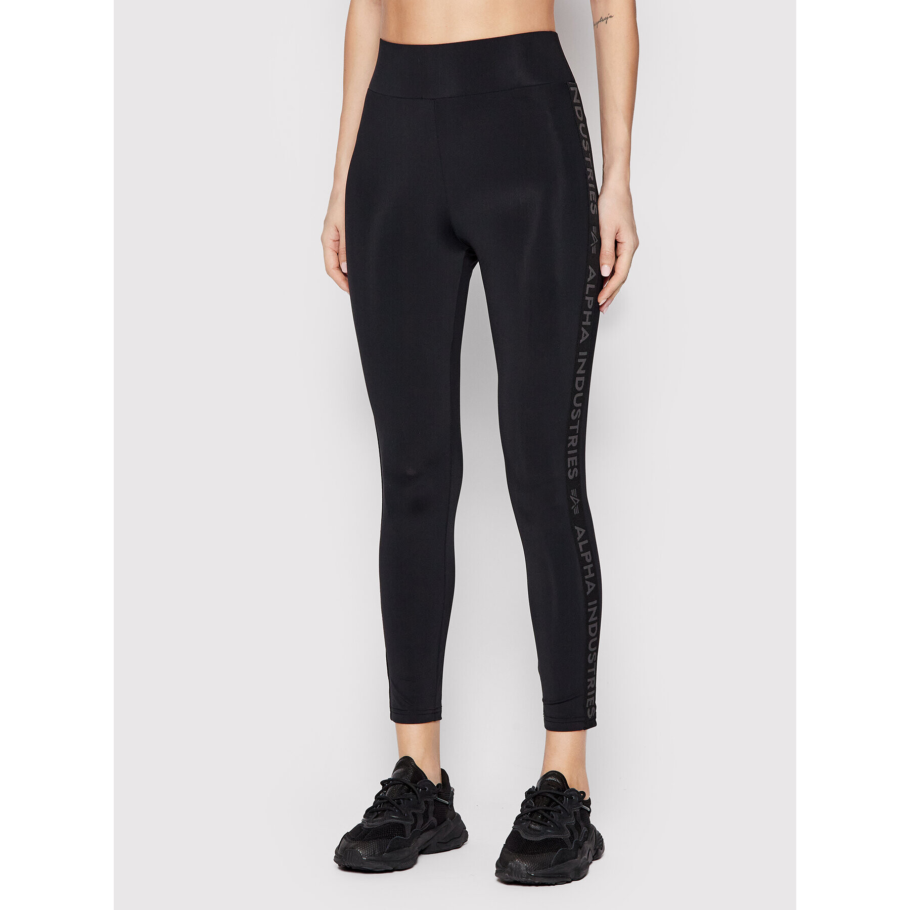 Alpha Industries Leggings Al Stripe 106057 Fekete Slim Fit - Pepit.hu