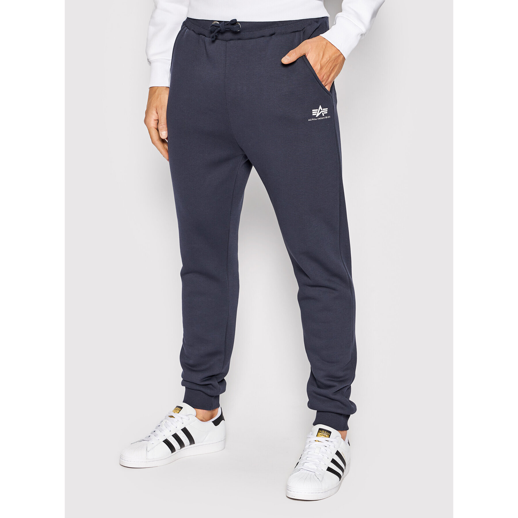 Alpha Industries Melegítő alsó Basic 116370 Sötétkék Slim Fit - Pepit.hu