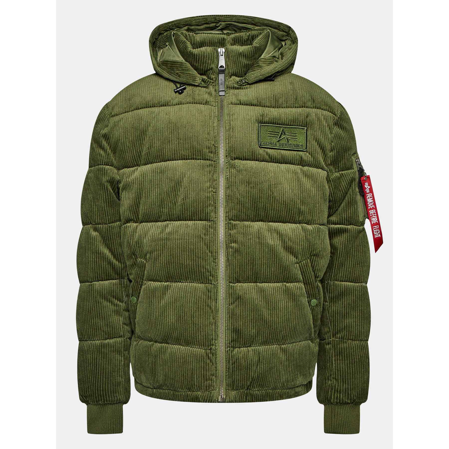 Alpha Industries Pehelykabát Cord 138118 Zöld Regular Fit - Pepit.hu