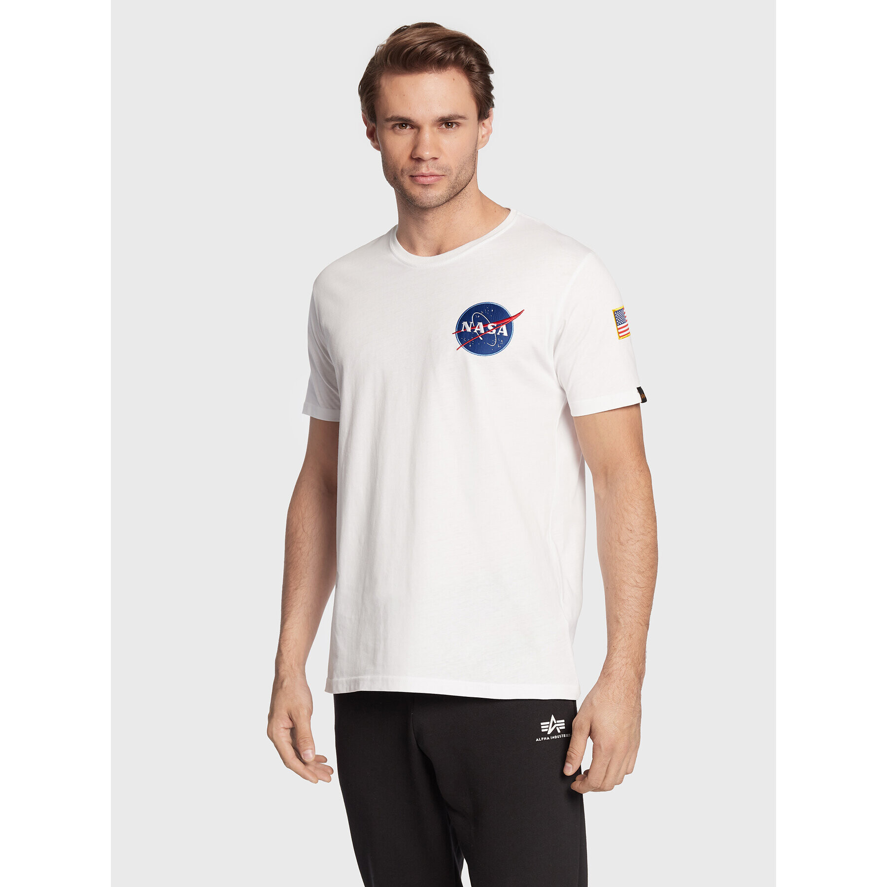 Alpha Industries Póló Space Shuttle 176507 Fehér Regular Fit - Pepit.hu