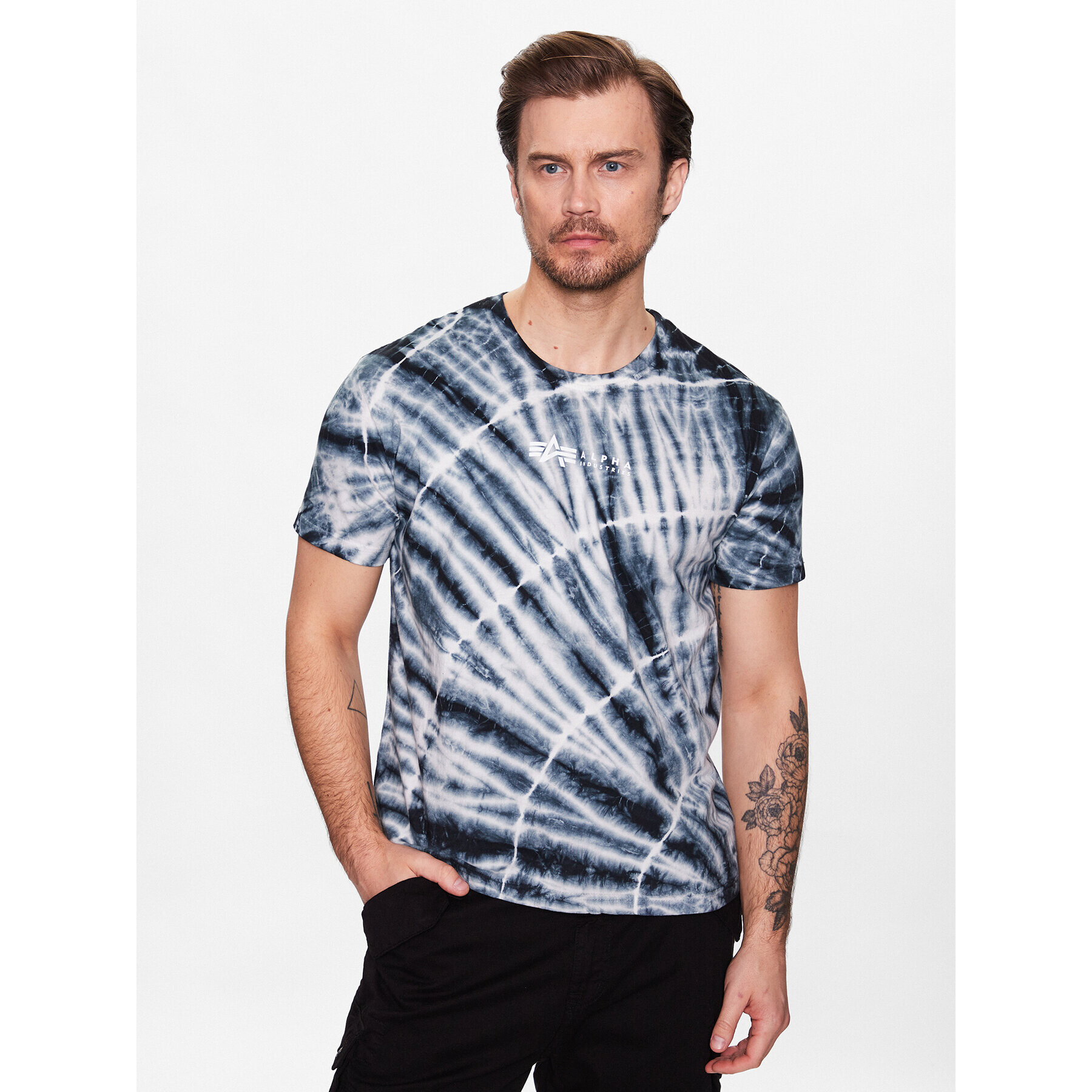 Alpha Industries Póló Tie Dye T 106508 Színes Regular Fit - Pepit.hu