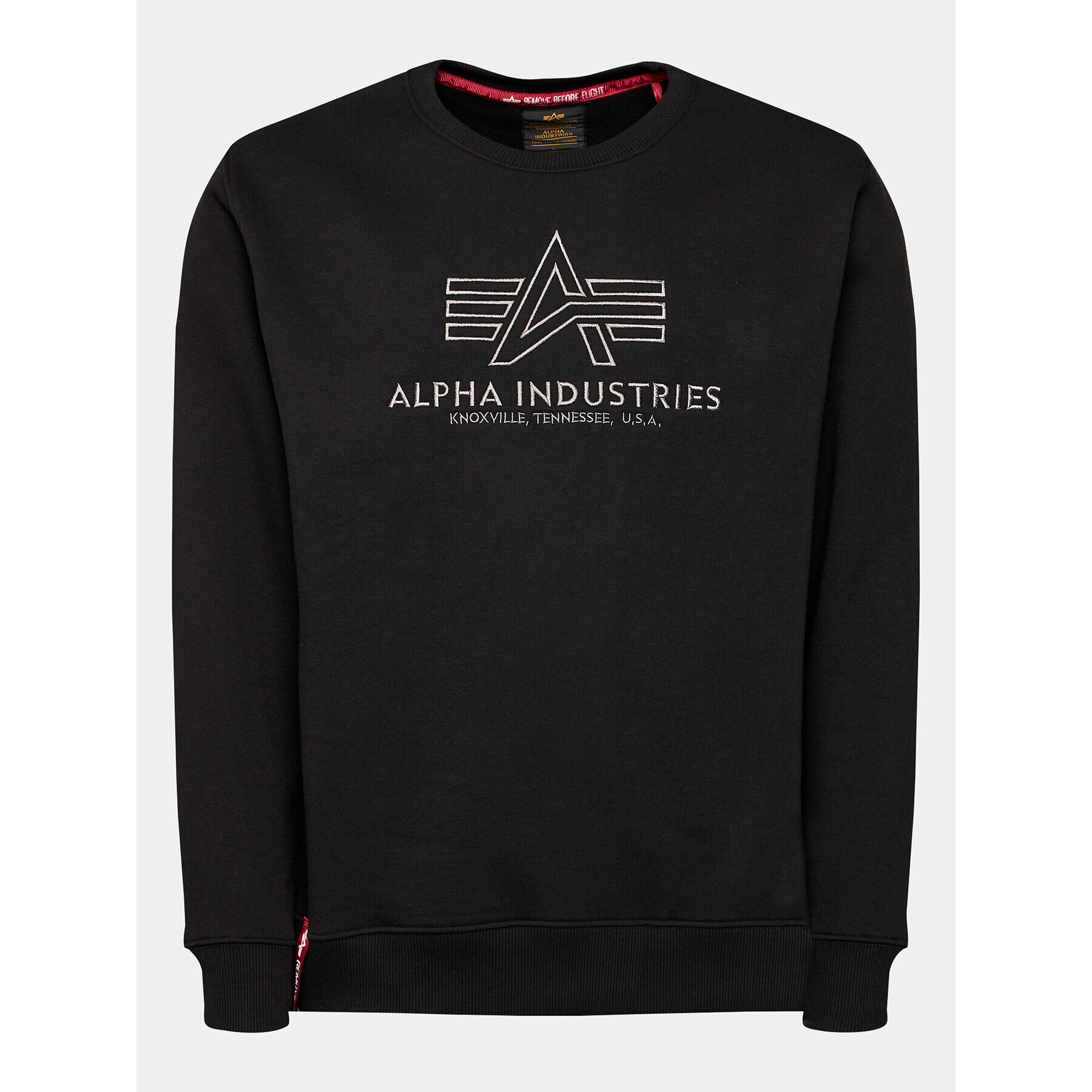 Alpha Industries Pulóver Basic 118302 Fekete Regular Fit - Pepit.hu