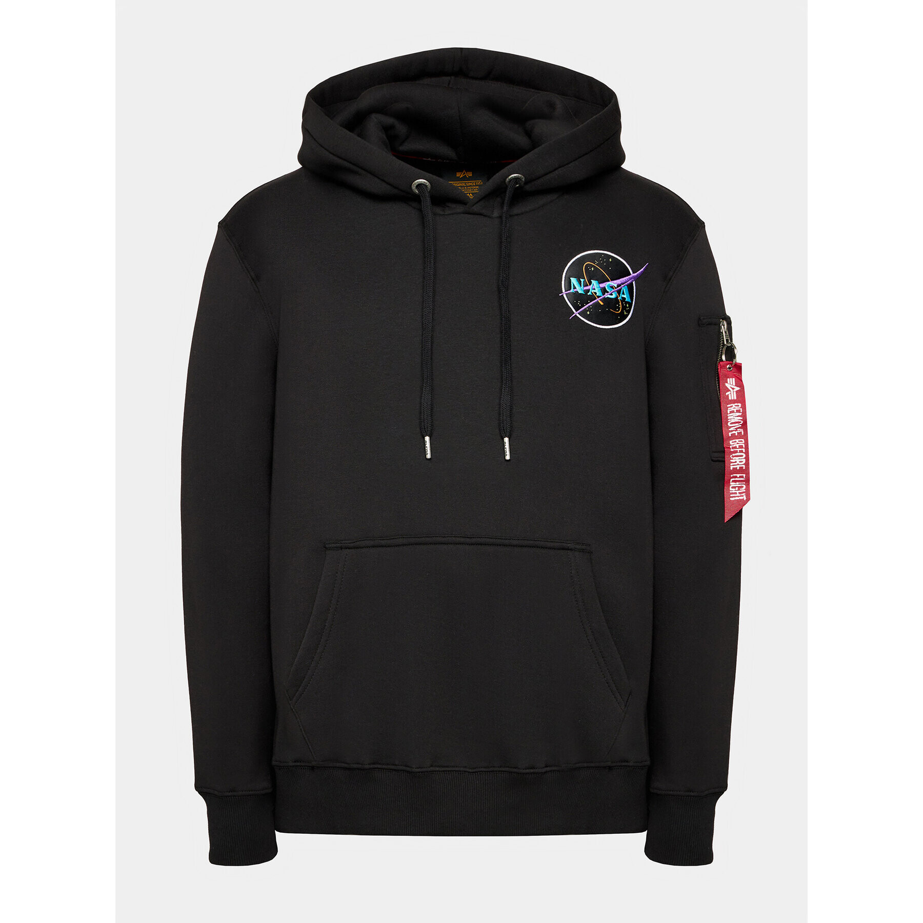 Alpha Industries Pulóver Dark Side 108337 Fekete Relaxed Fit - Pepit.hu