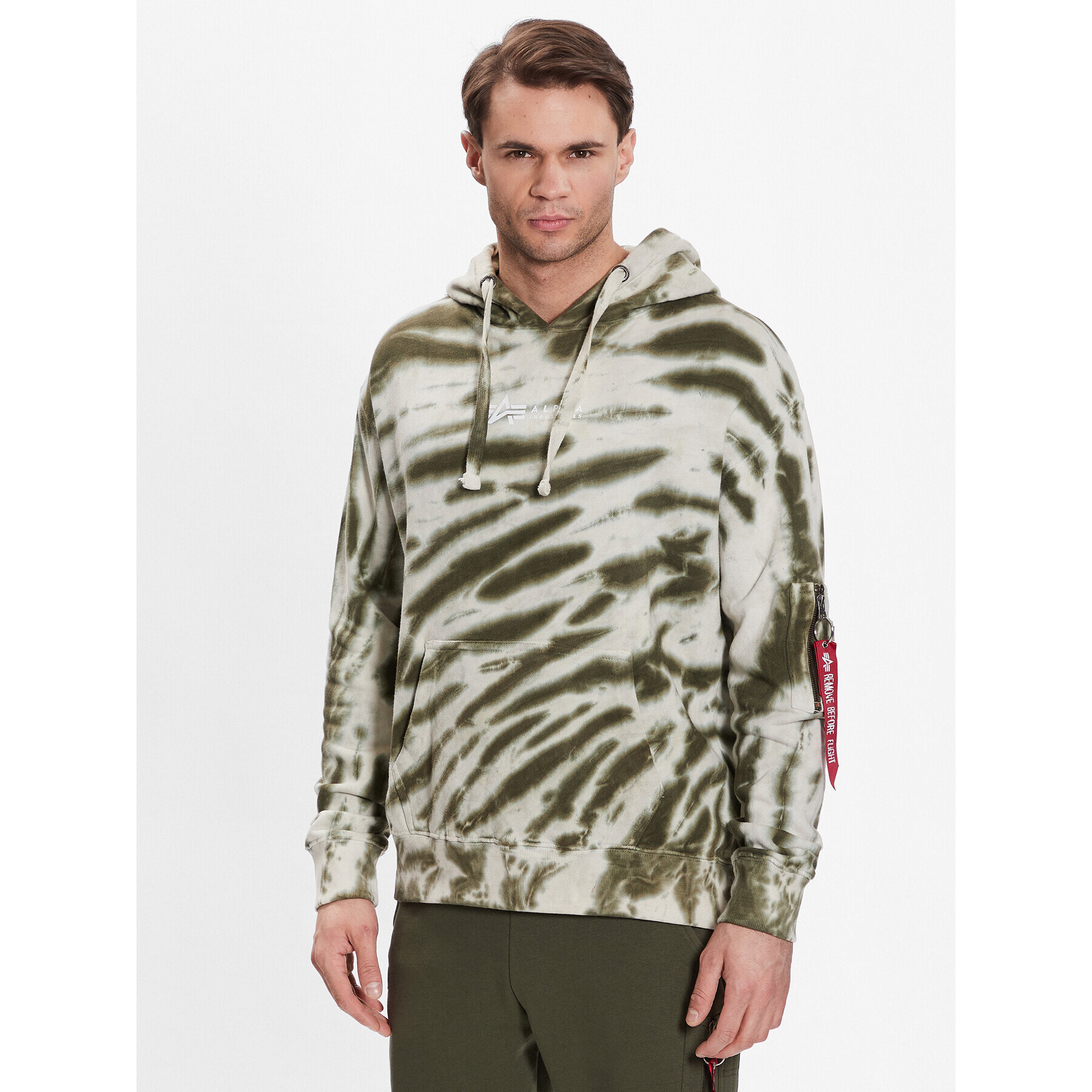 Alpha Industries Pulóver Tie Dye 106335 Színes Regular Fit - Pepit.hu