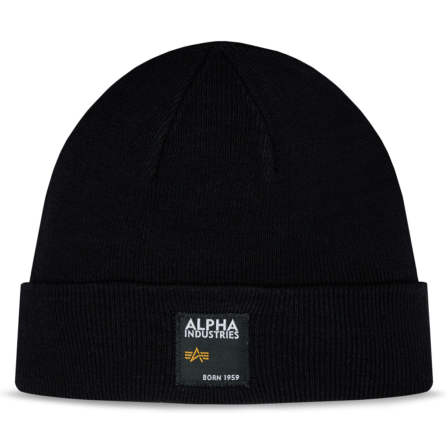 Alpha Industries Sapka Label Beanie 118934 Fekete - Pepit.hu