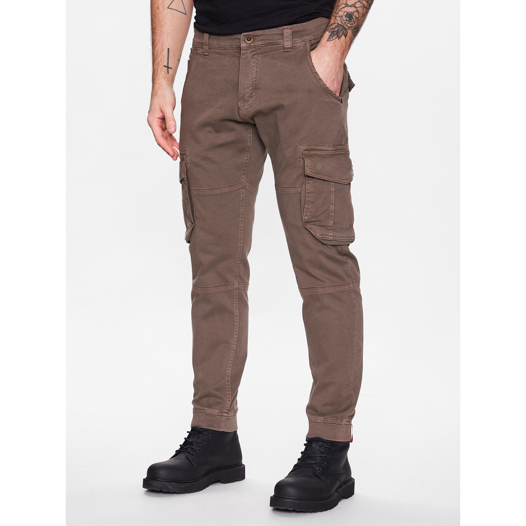 Alpha Industries Szövet nadrág Army 196210 Bézs Regular Fit - Pepit.hu