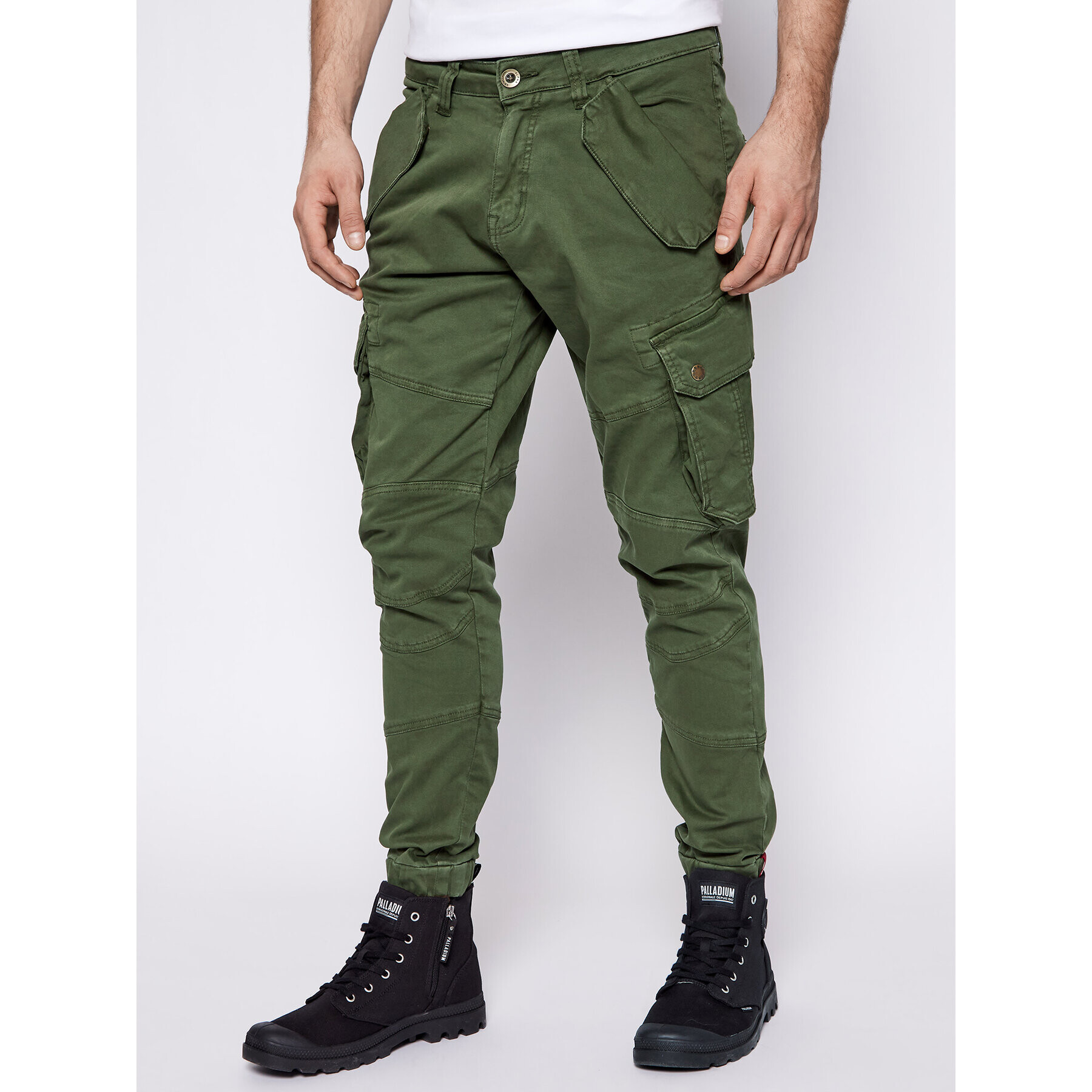 Alpha Industries Szövet nadrág Combat 126215 Zöld Slim Fit - Pepit.hu