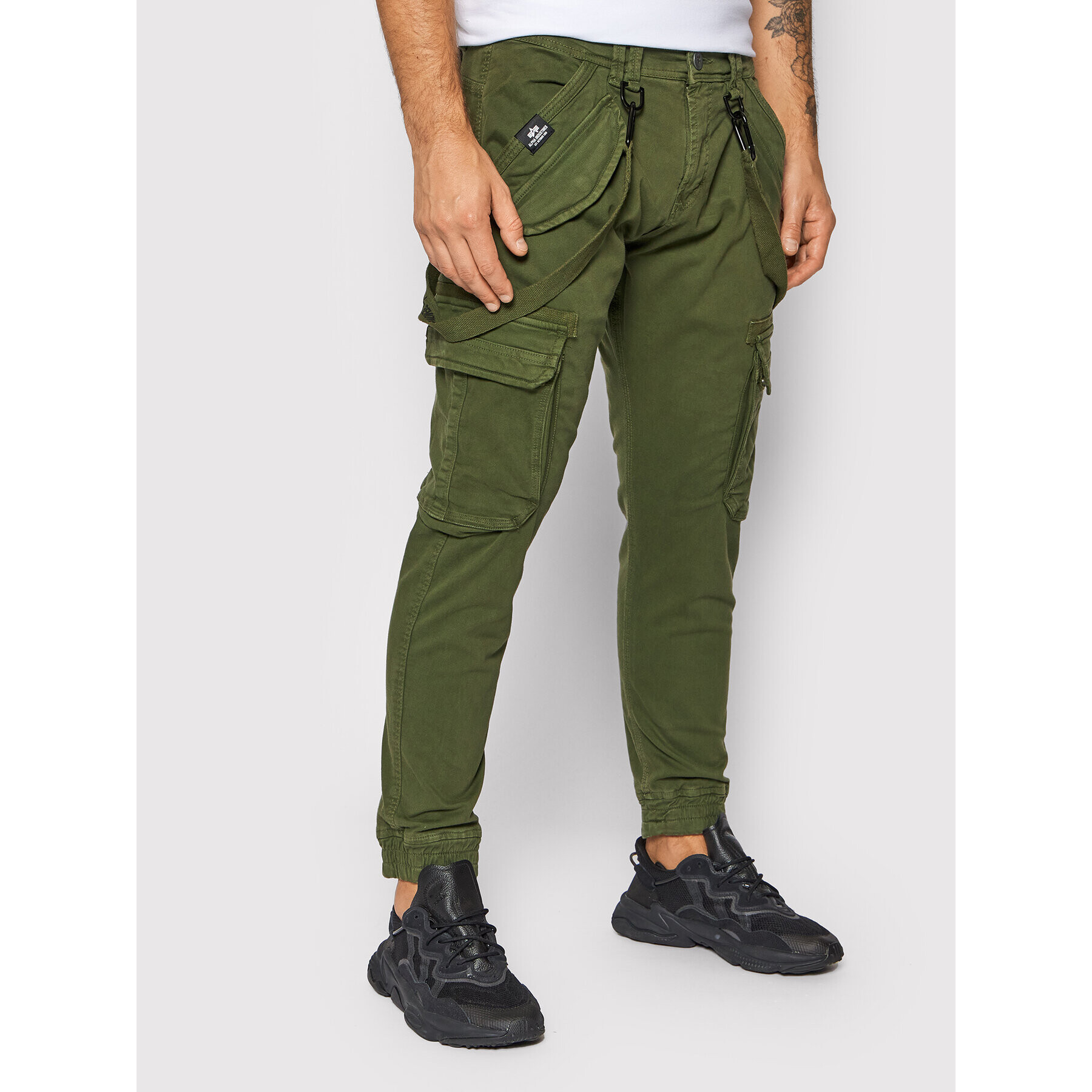 Alpha Industries Szövet nadrág Utility 128202 Zöld Slim Fit - Pepit.hu